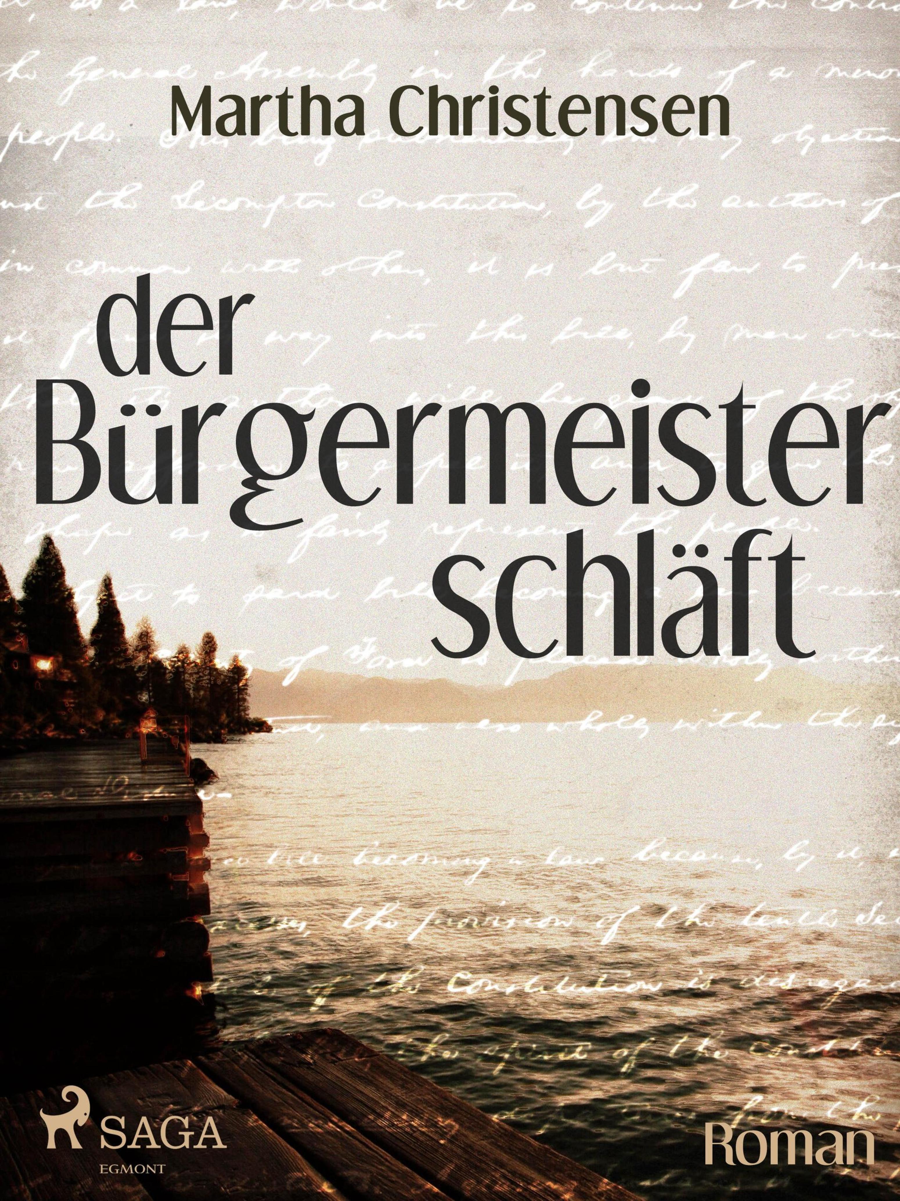 Обложка книги «Der Bürgermeister schläft»