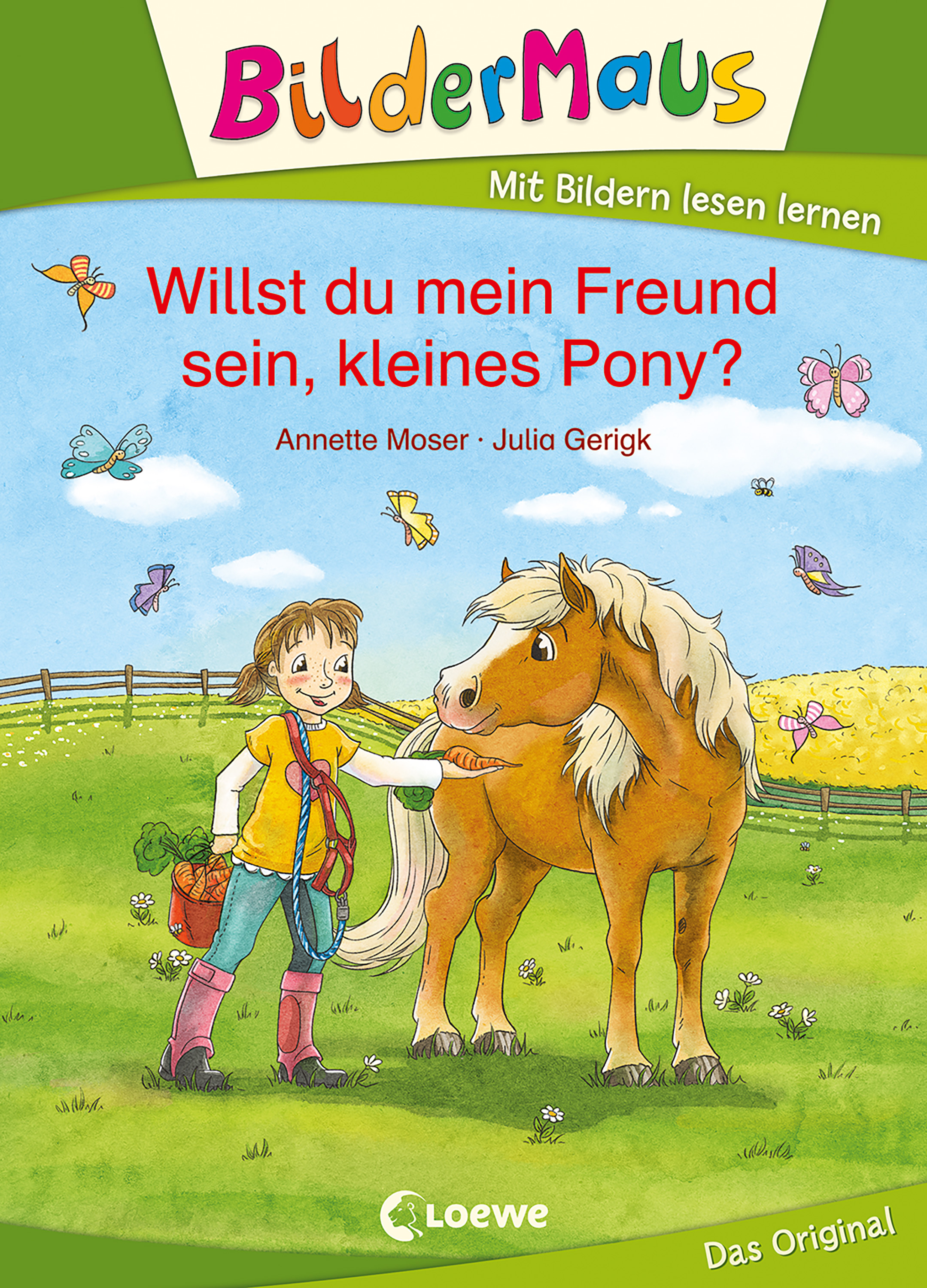 Обложка книги «Bildermaus - Willst du mein Freund sein, kleines Pony?»