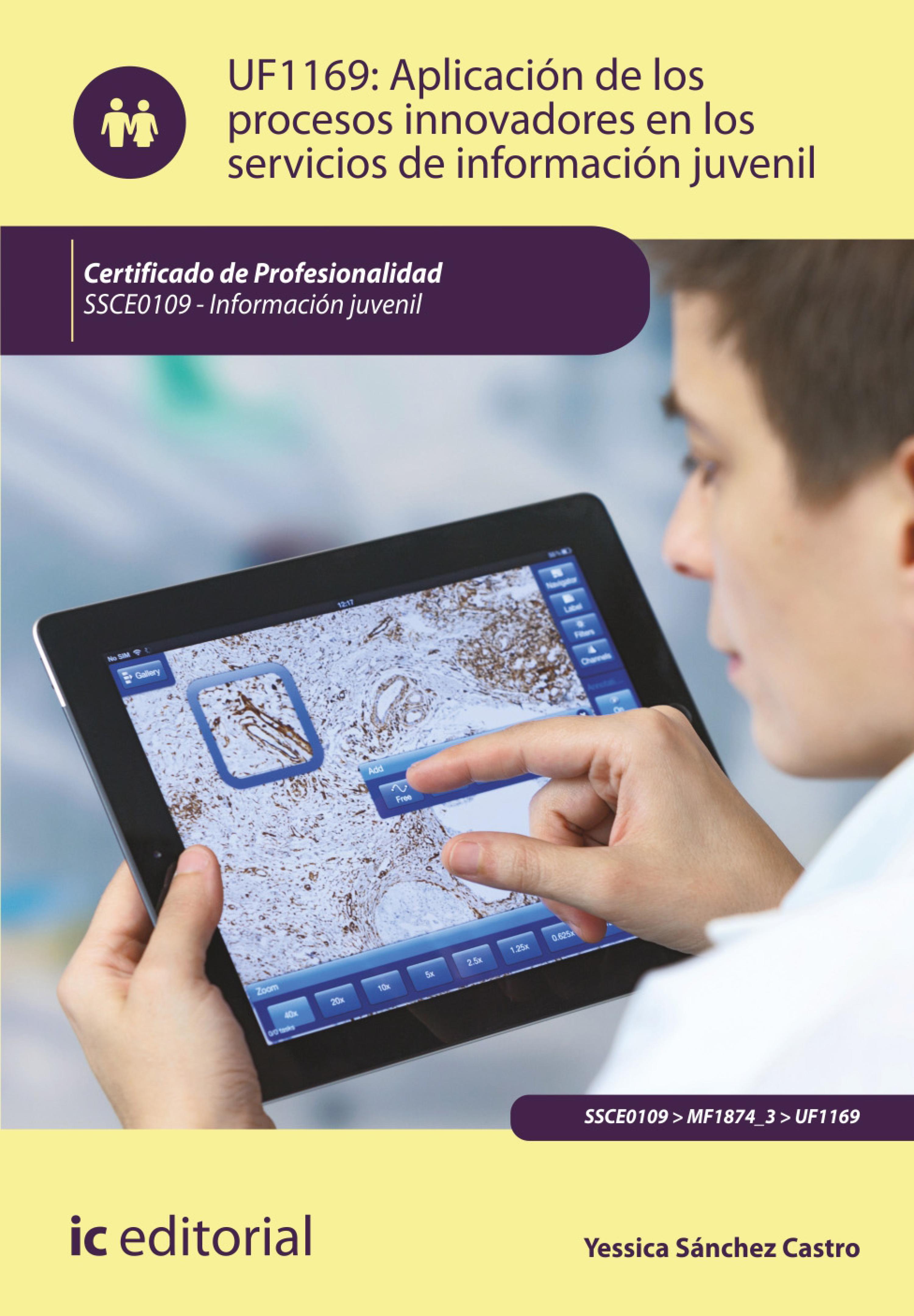 Обложка книги «Aplicación de los procesos innovadores en los servicios de información juvenil. SSCE0109»