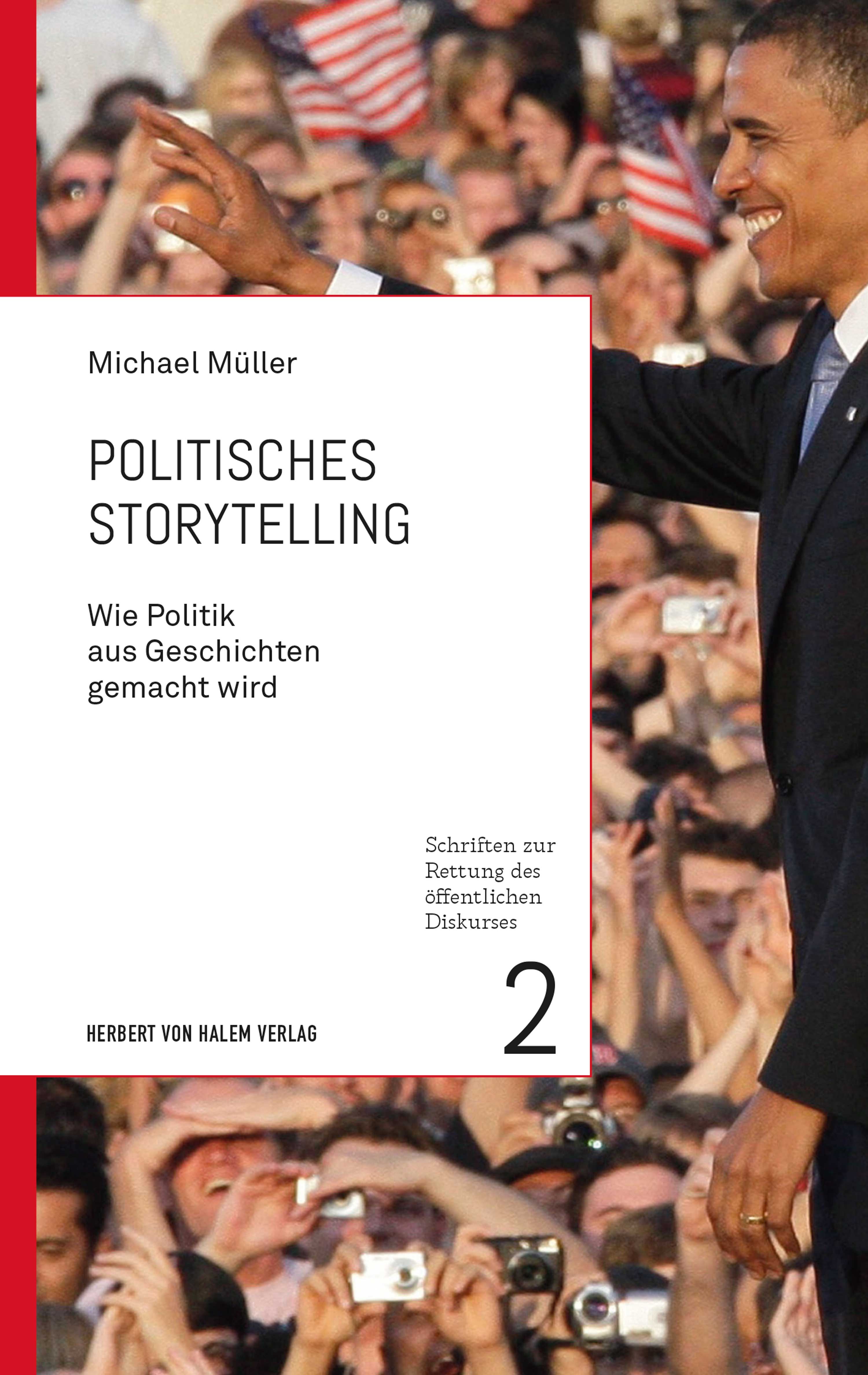 Обложка книги «Politisches Storytelling»