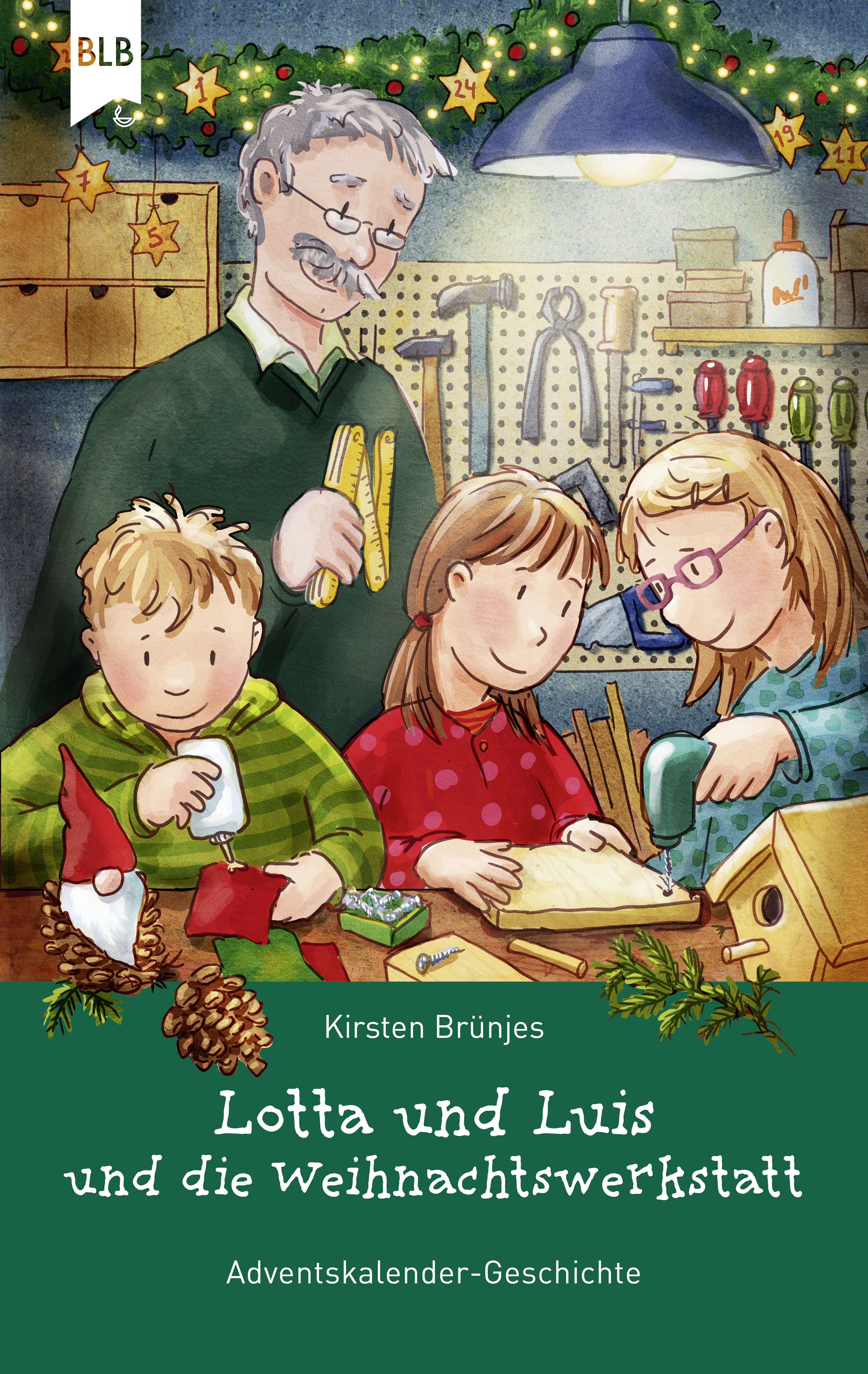 Обложка книги «Lotta und Luis und die Weihnachtswerkstatt»