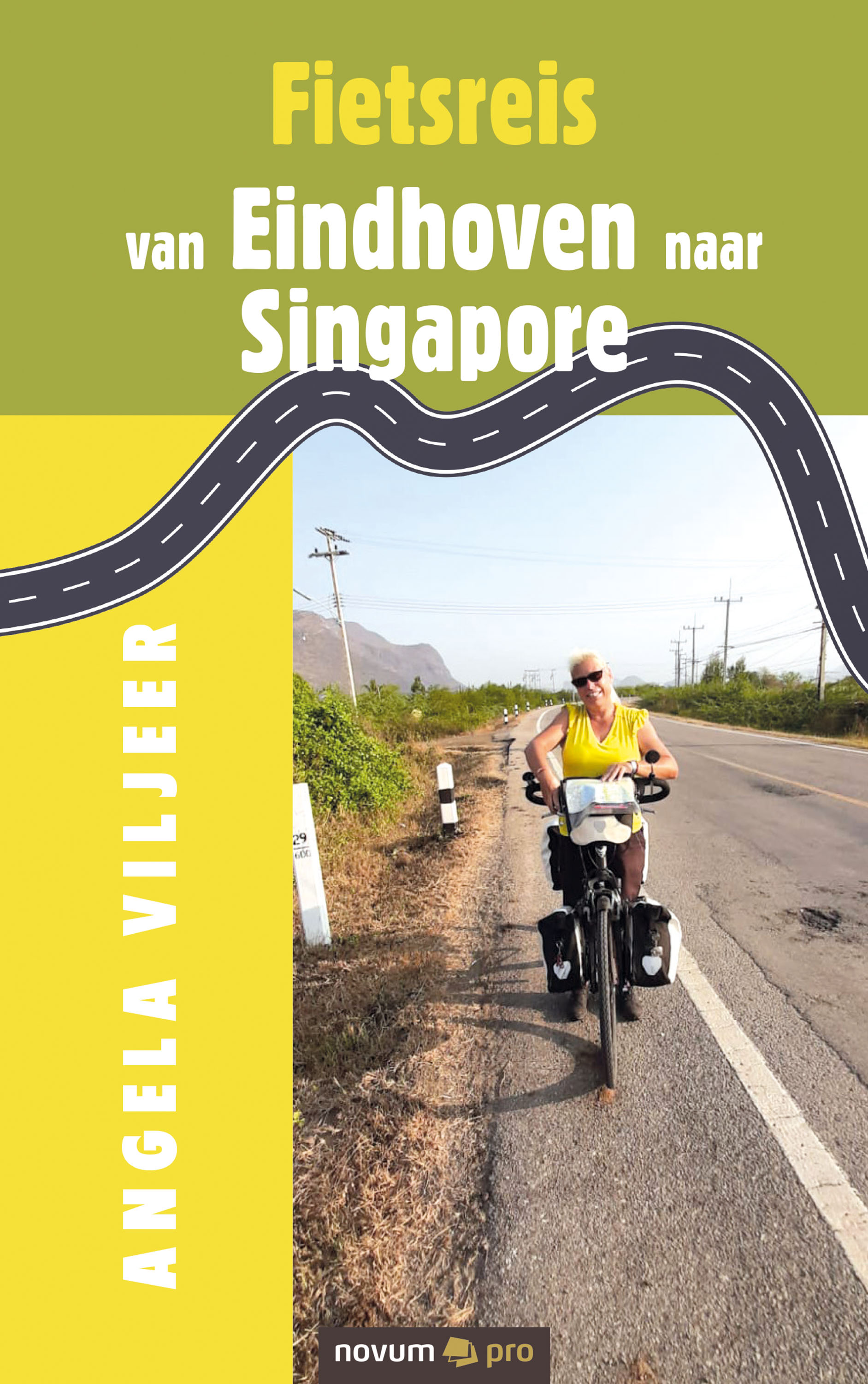 Обложка книги «Fietsreis van Eindhoven naar Singapore»