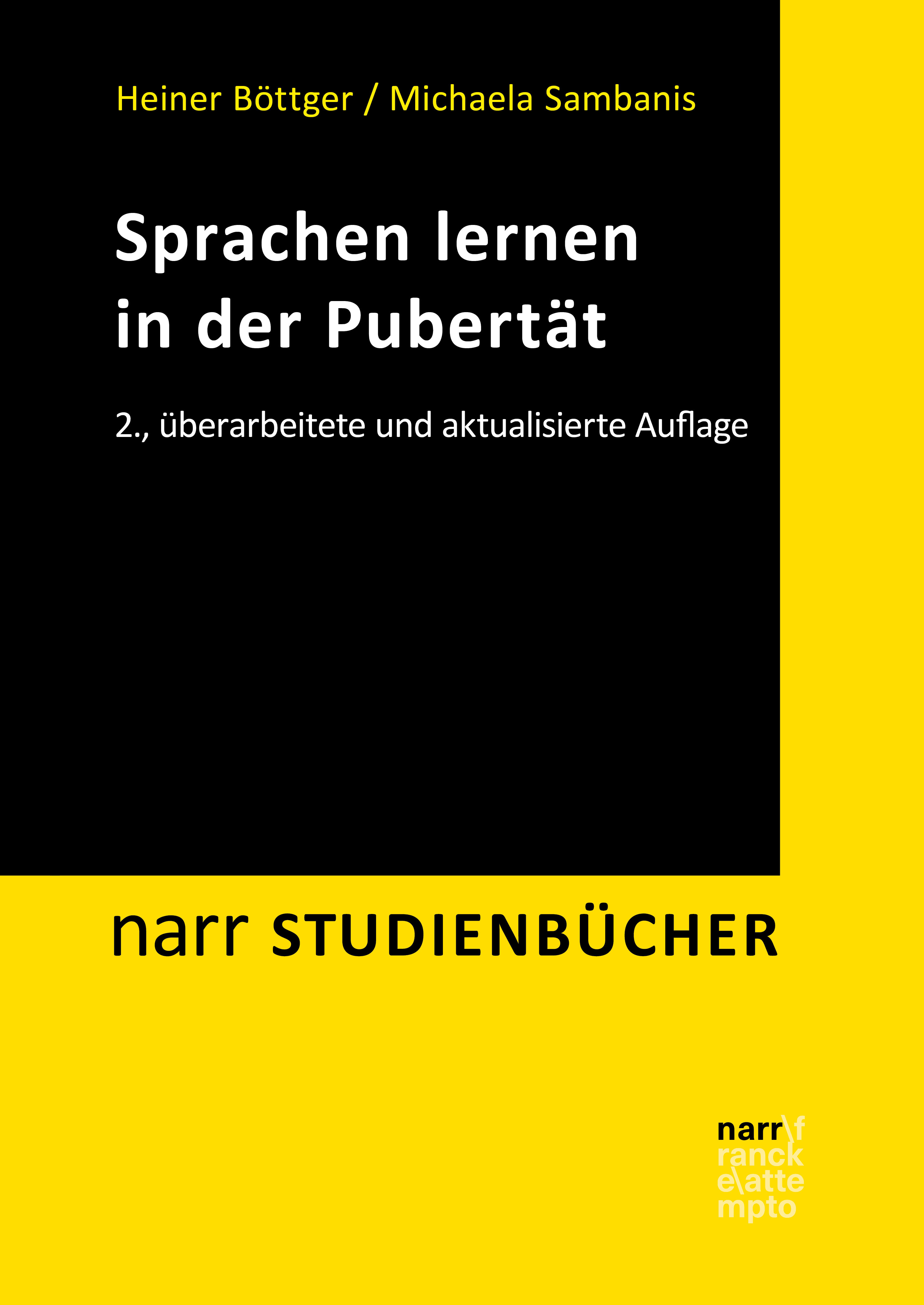 Обложка книги «Sprachen lernen in der Pubertät»