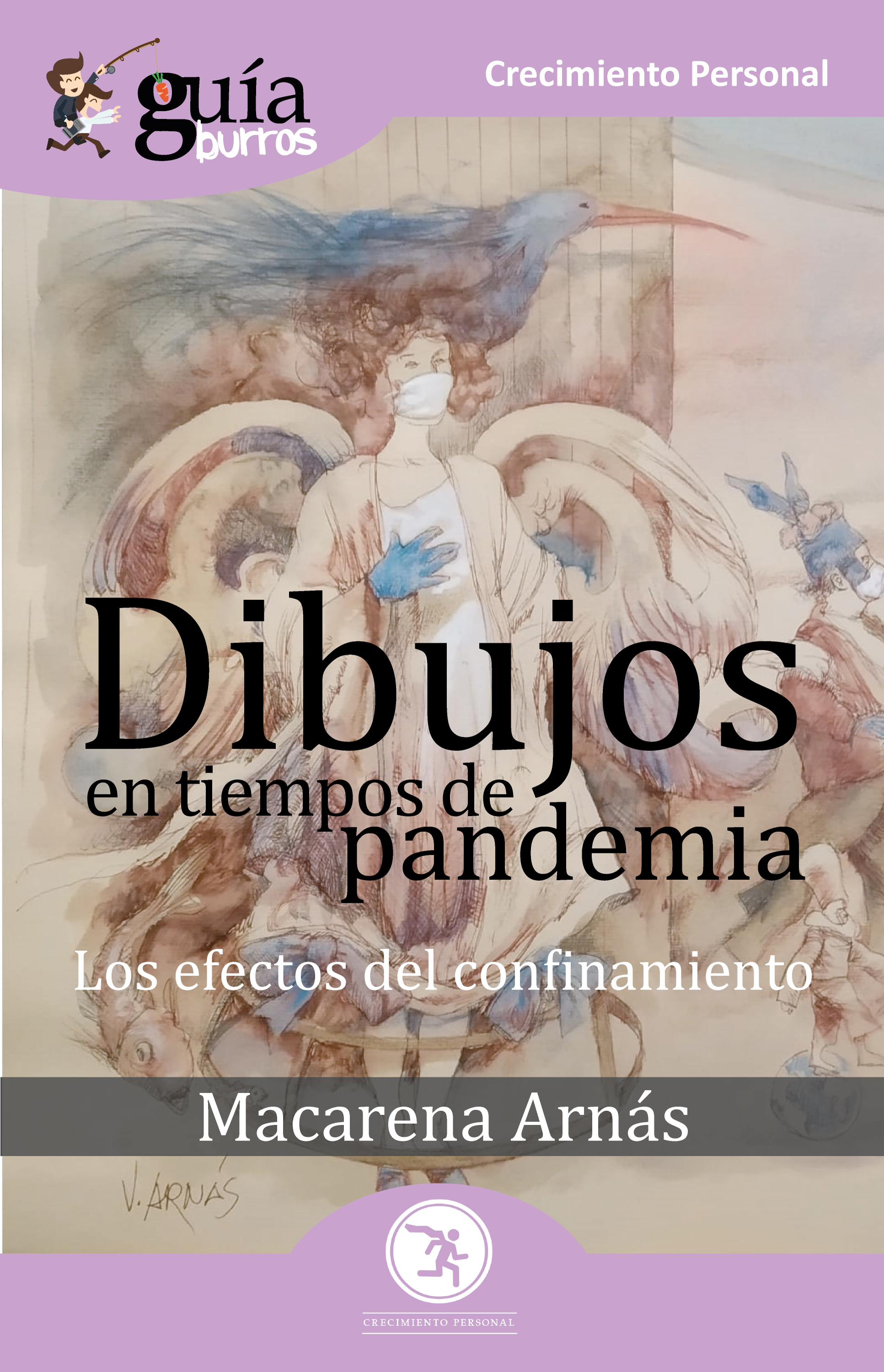 Обложка книги «GuíaBurros Dibujos en tiempos de pandemia»