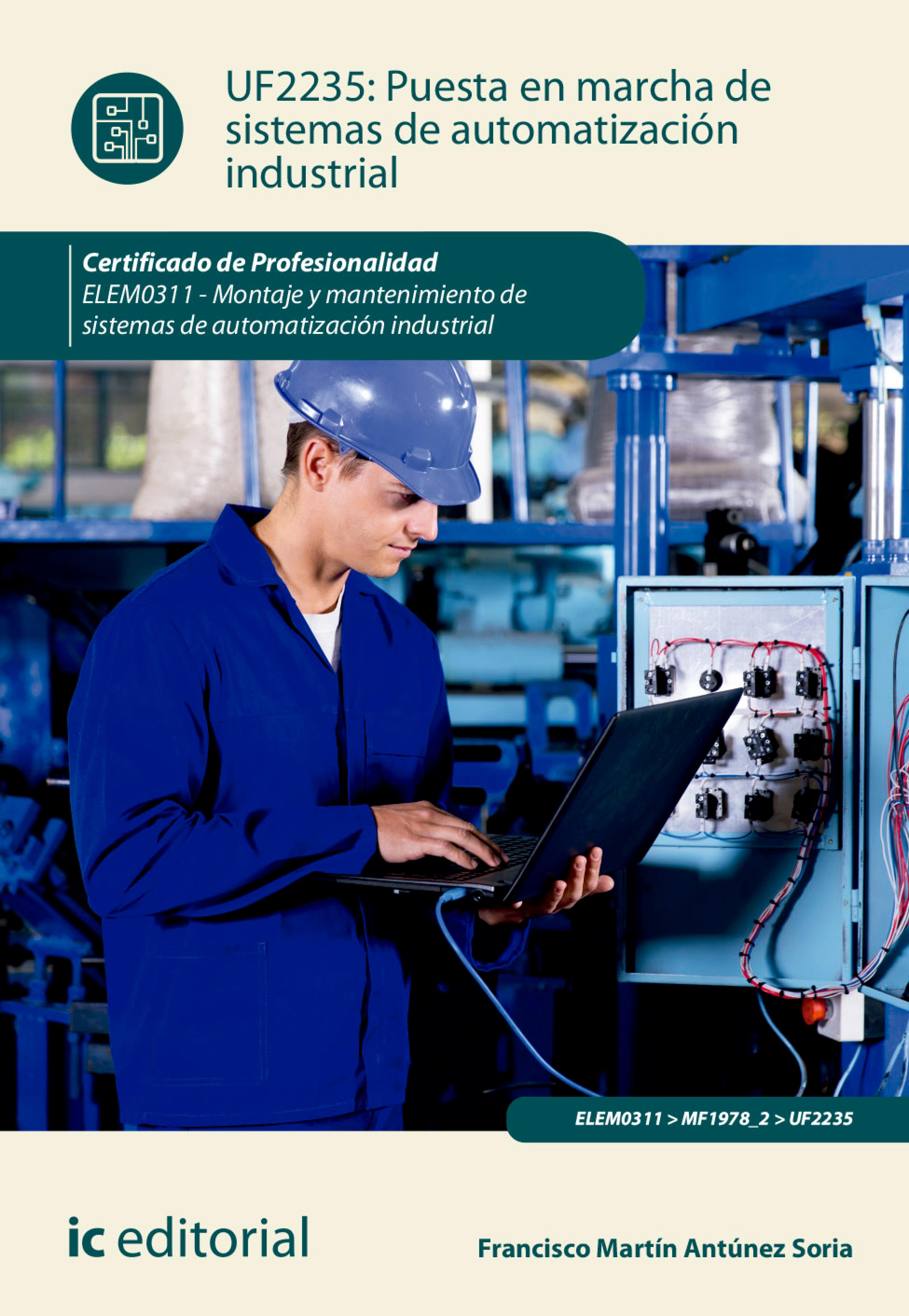 Обложка книги «Puesta en marcha de sistemas de automatización industrial. ELEM0311»