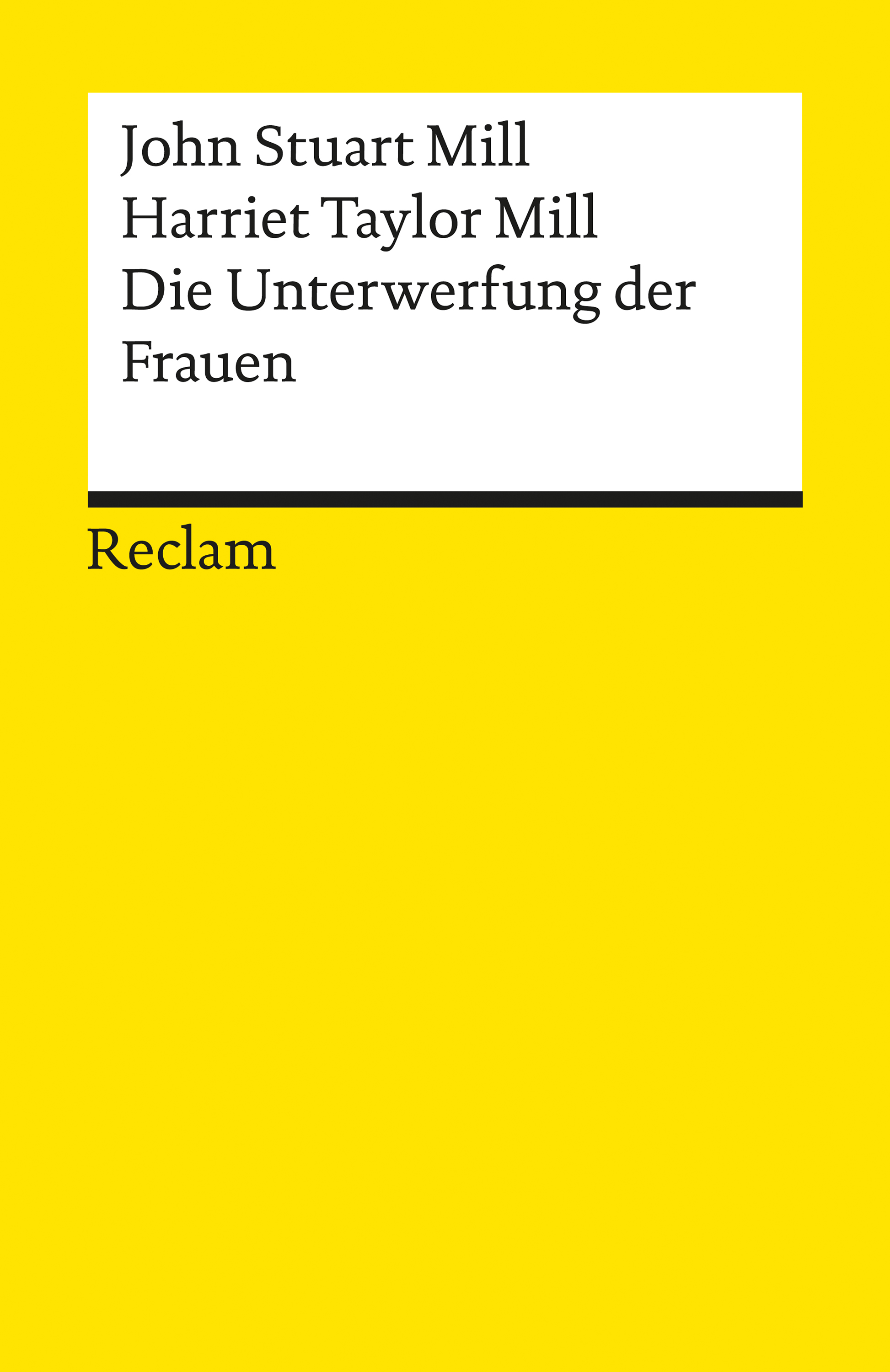 Обложка книги «Die Unterwerfung der Frauen»
