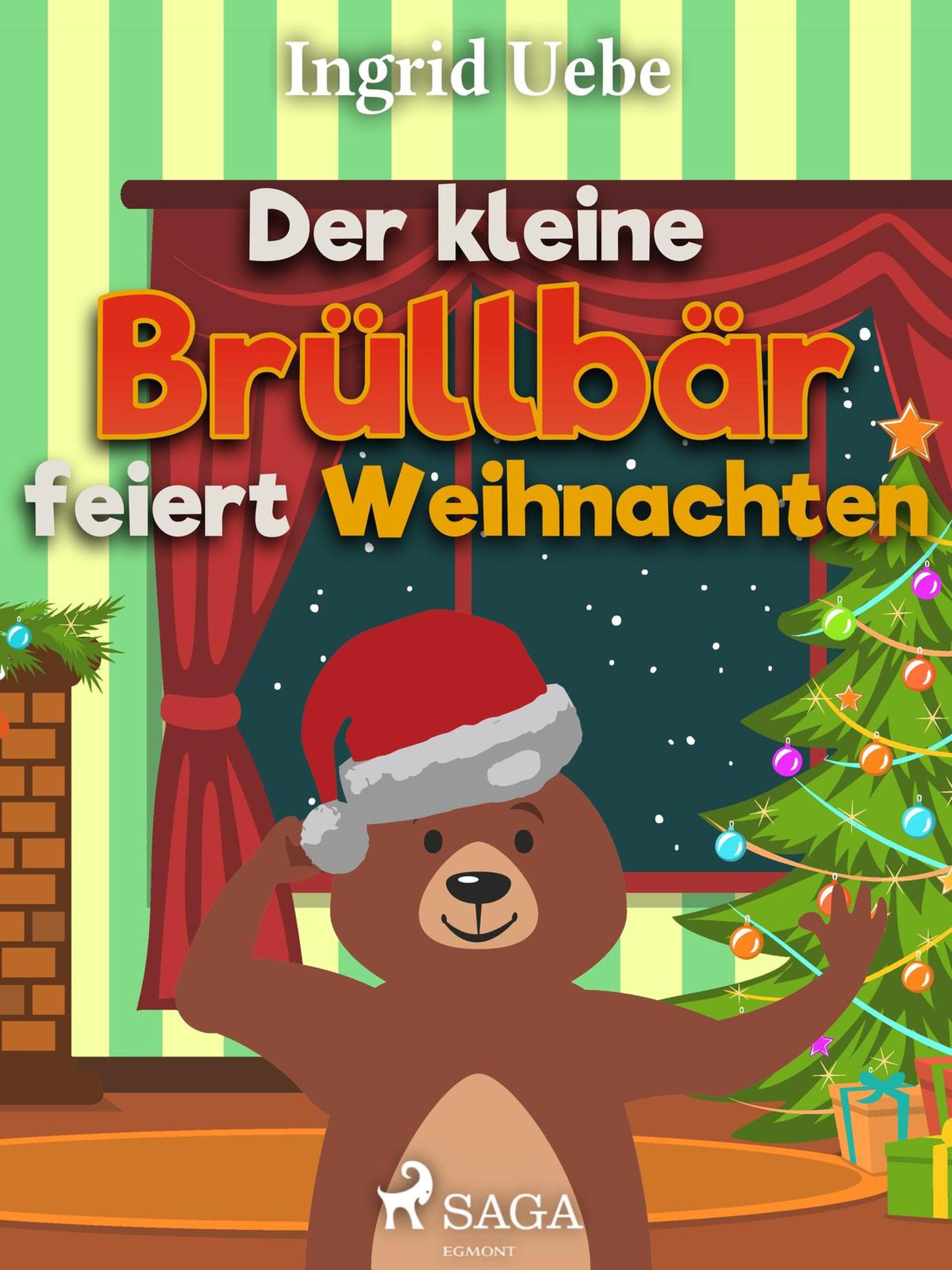 Обложка книги «Der kleine Brüllbär feiert Weihnachten»