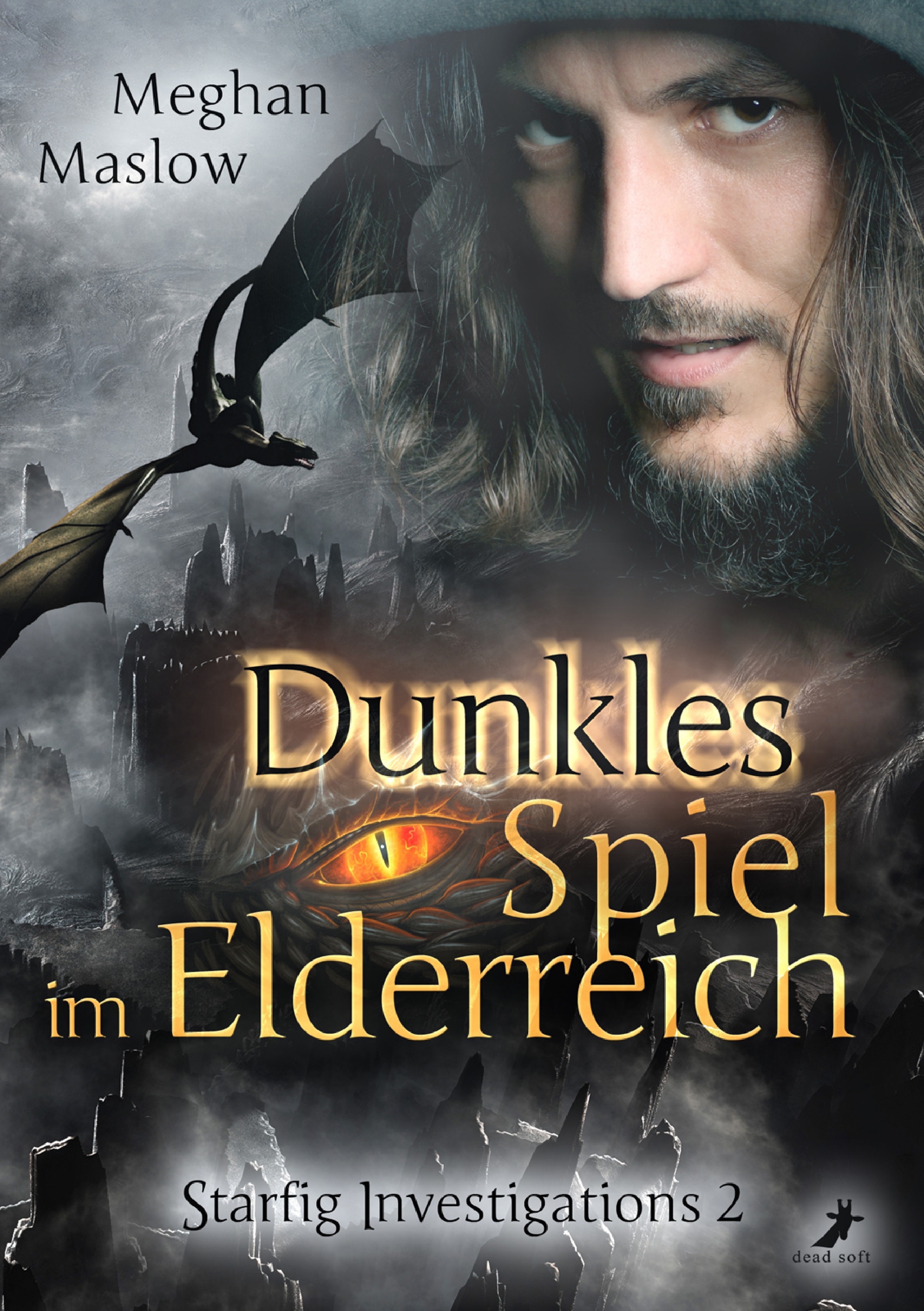 Обложка книги «Dunkles Spiel im Elderreich»