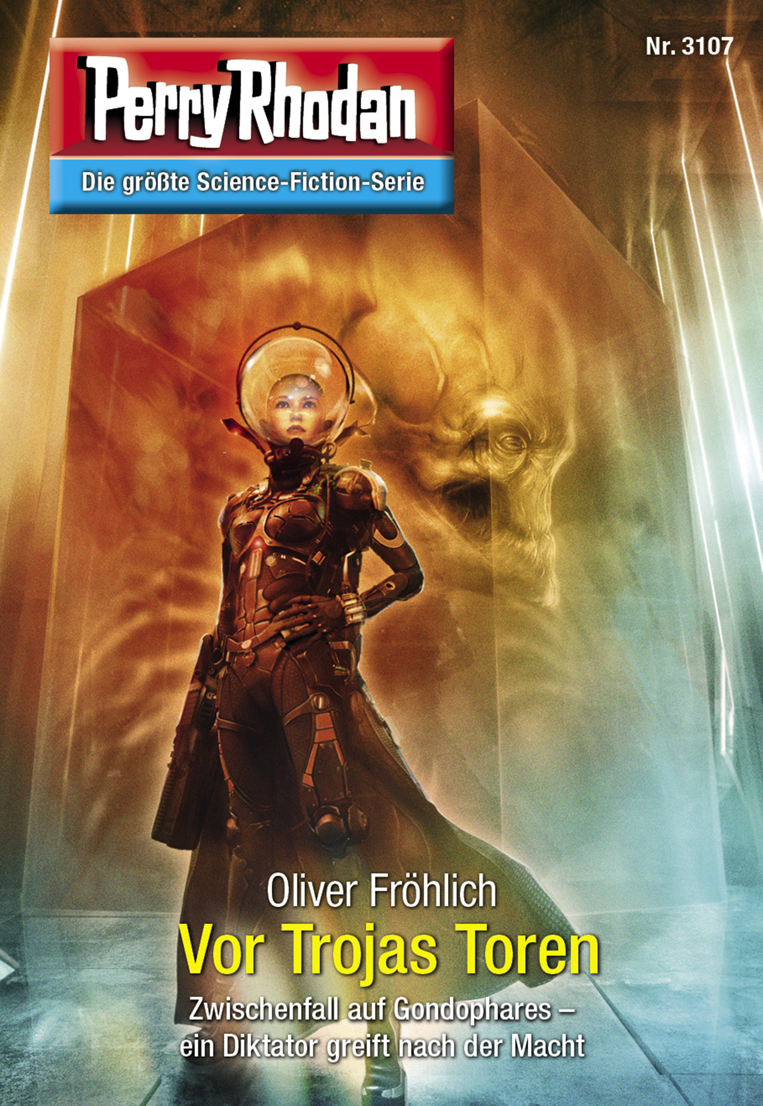 Обложка книги «Perry Rhodan 3107: Vor Trojas Toren»