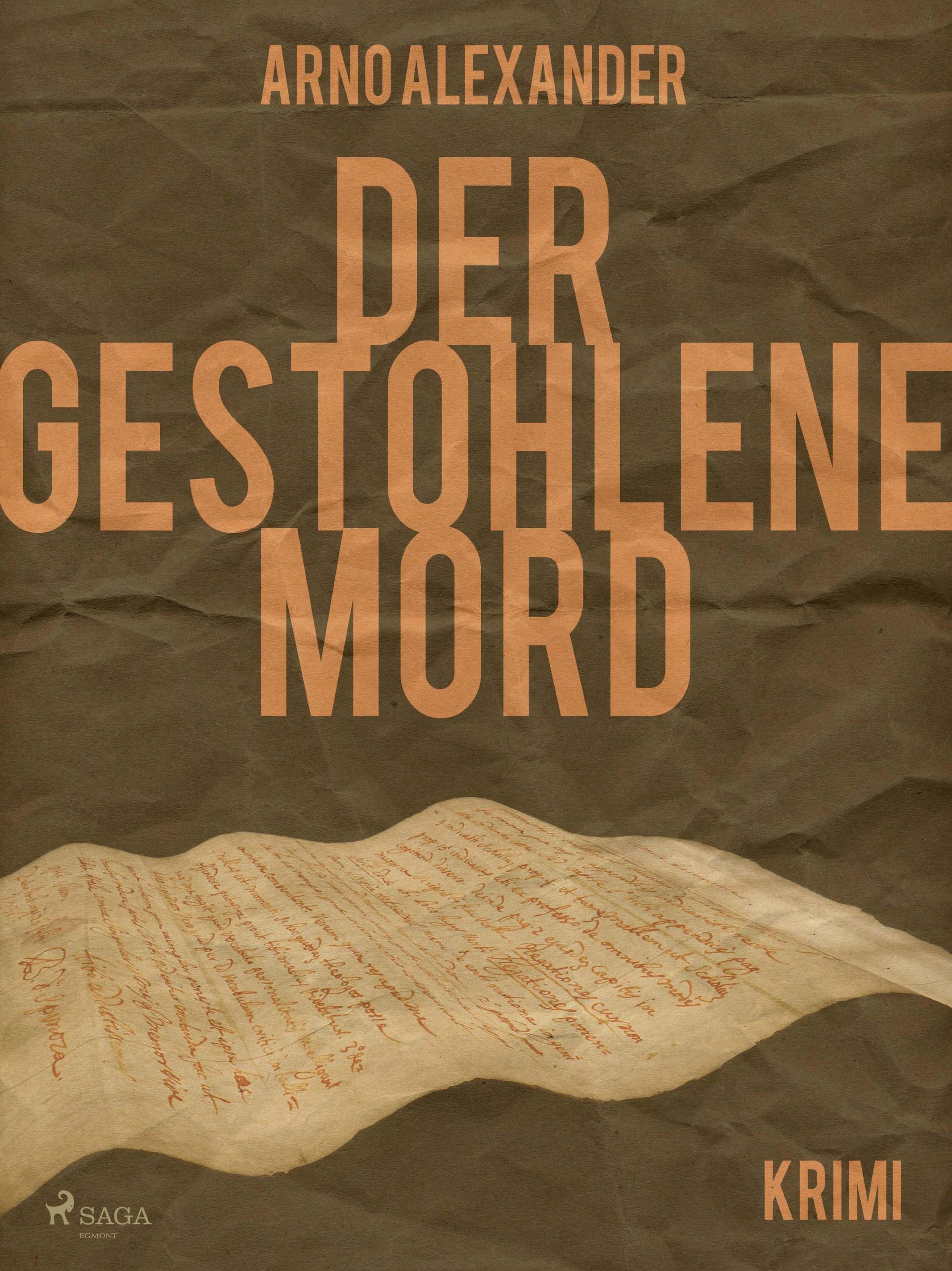 Обложка книги «Der gestohlene Mord»