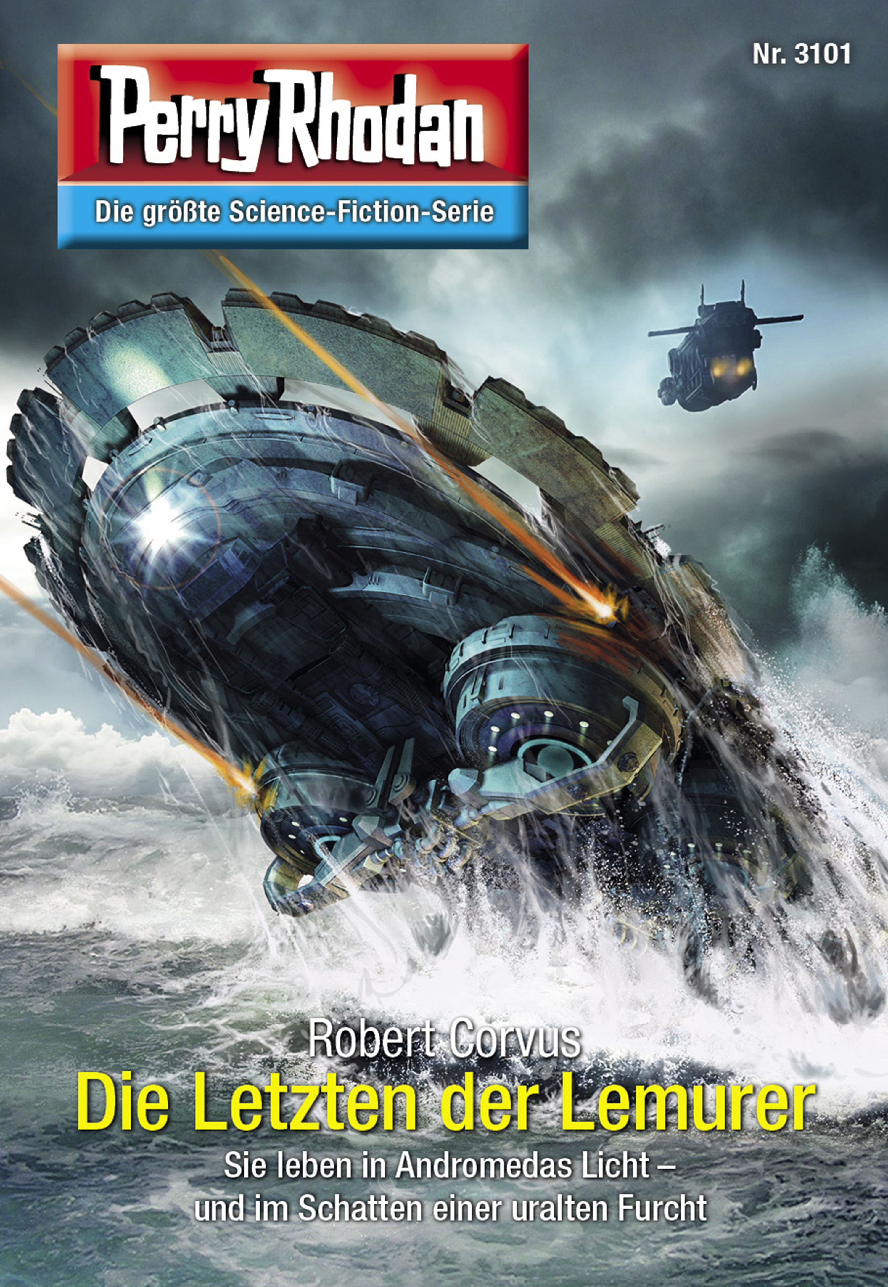 Обложка книги «Perry Rhodan 3101: Die Letzten der Lemurer»