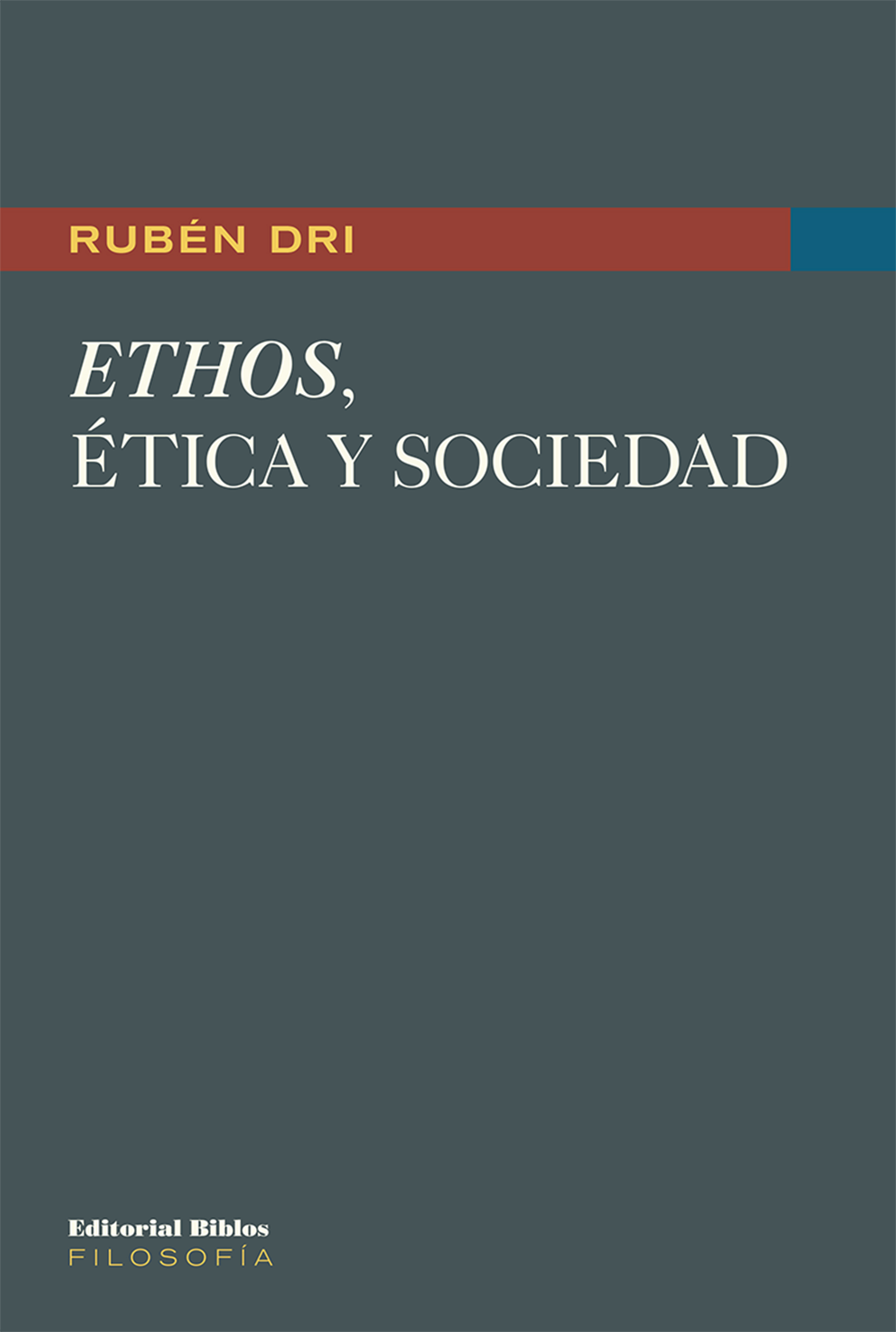 Обложка книги «Ethos, ética y sociedad»