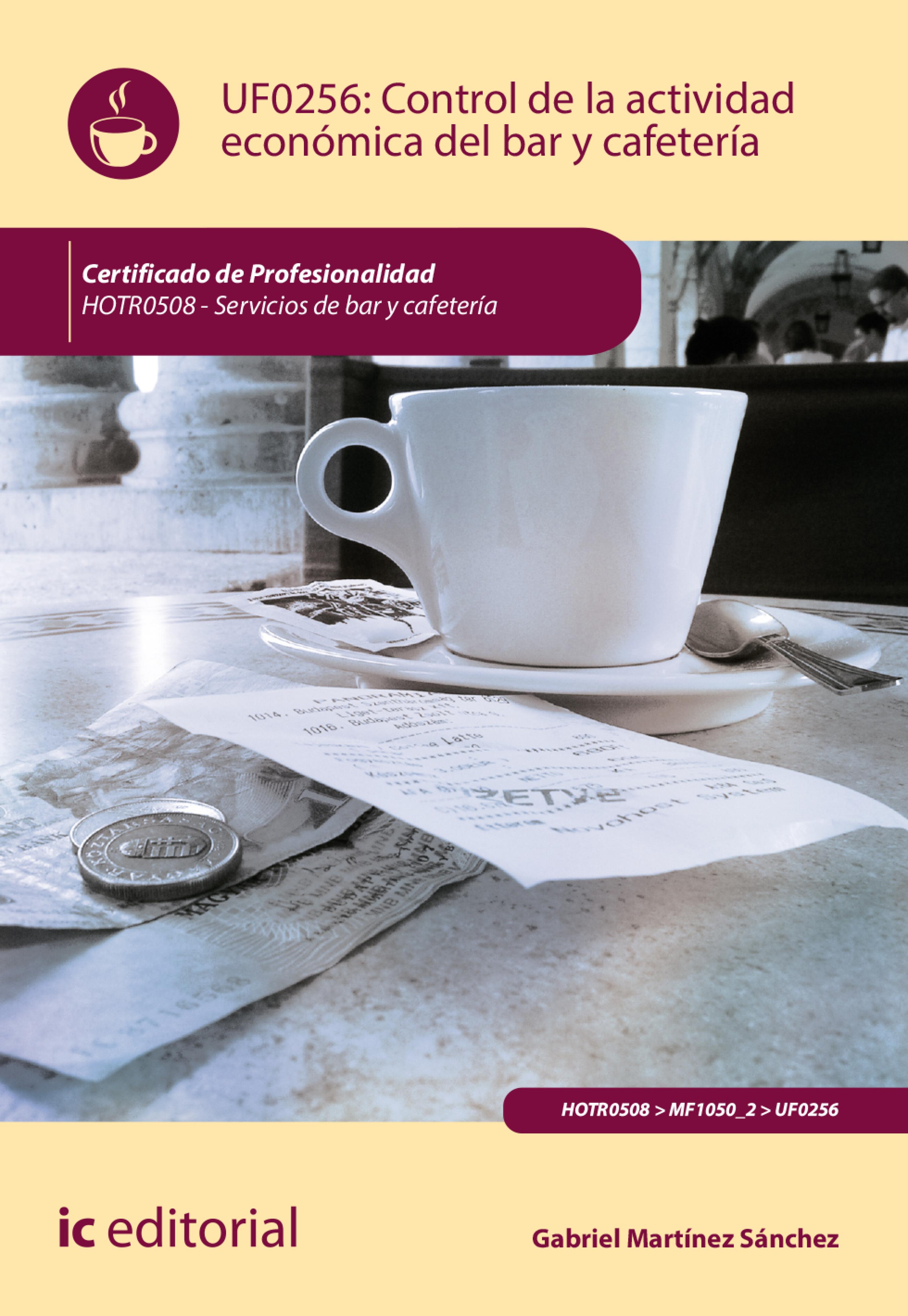 Обложка книги «Control de la actividad económica en el bar y cafetería. HOTR0508»