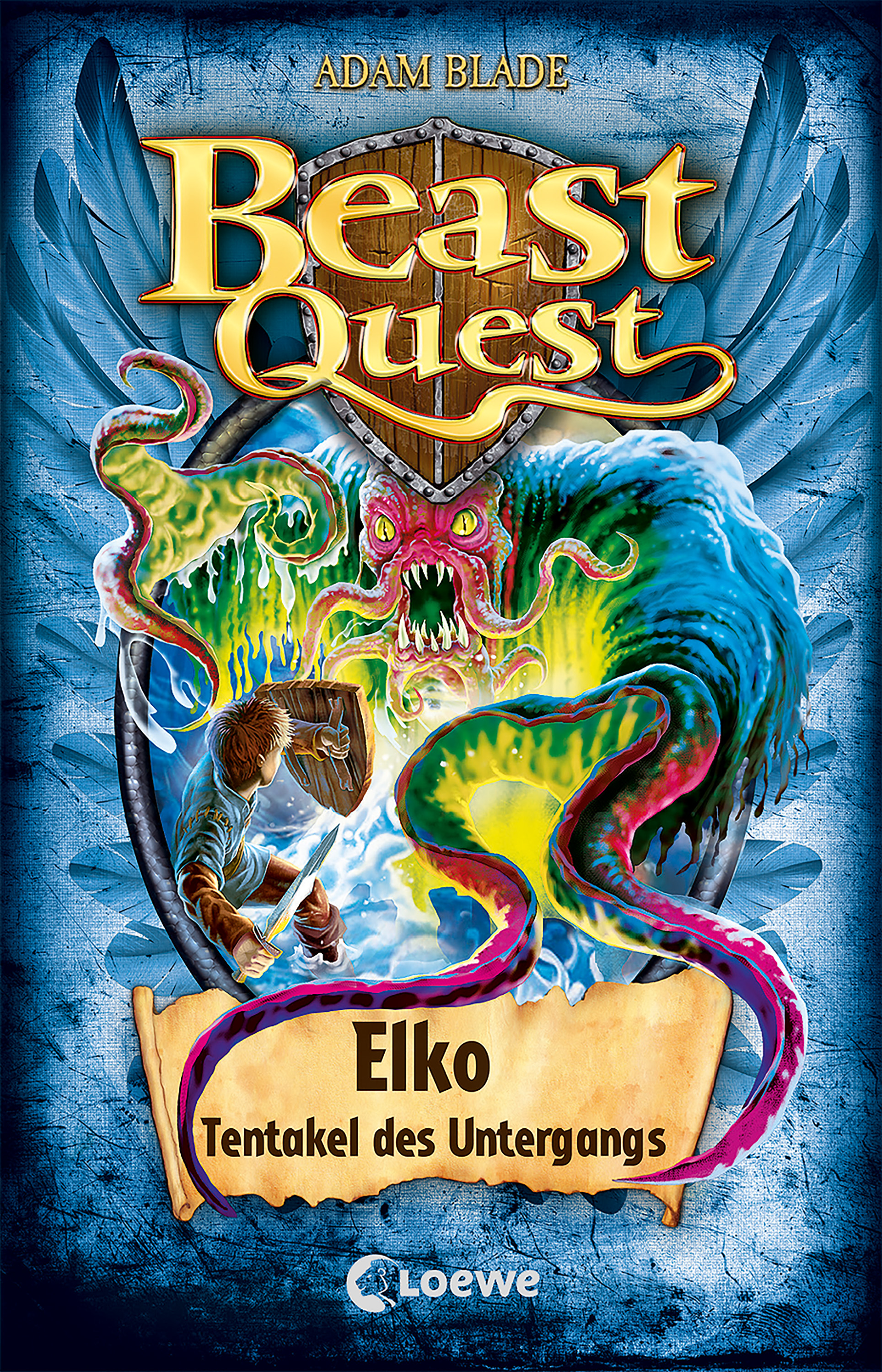Обложка книги «Beast Quest 61 - Elko, Tentakel des Untergangs»