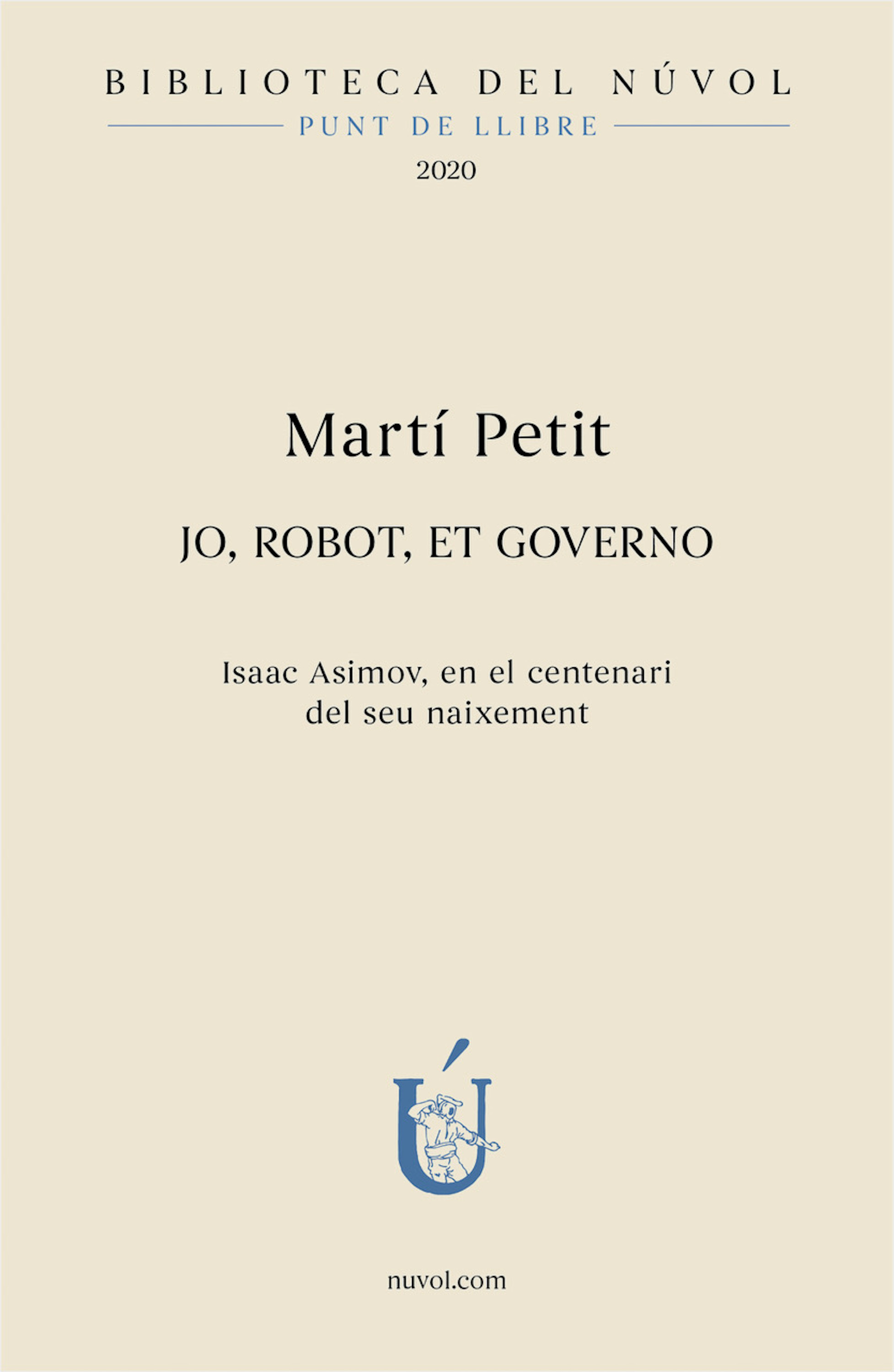 Обложка книги «Jo, robot, et governo»