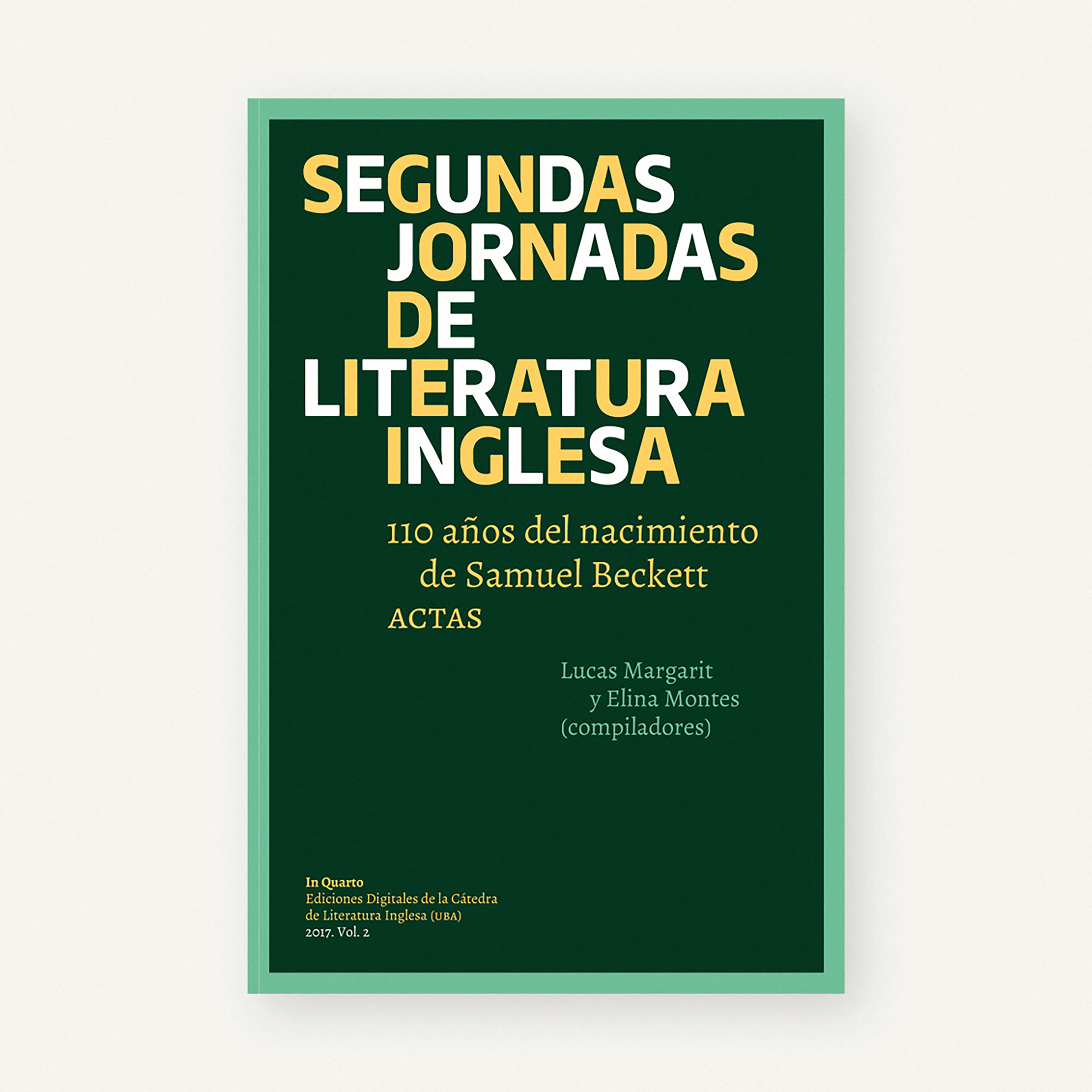 Обложка книги «Segundas Jornadas de Literatura Inglesa»