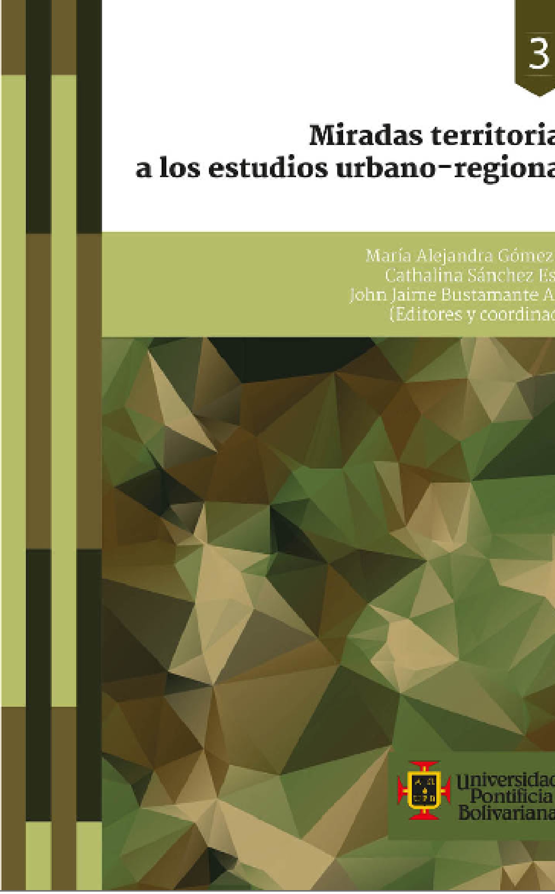 Обложка книги «Miradas territoriales a los estudios urbano-regionales»