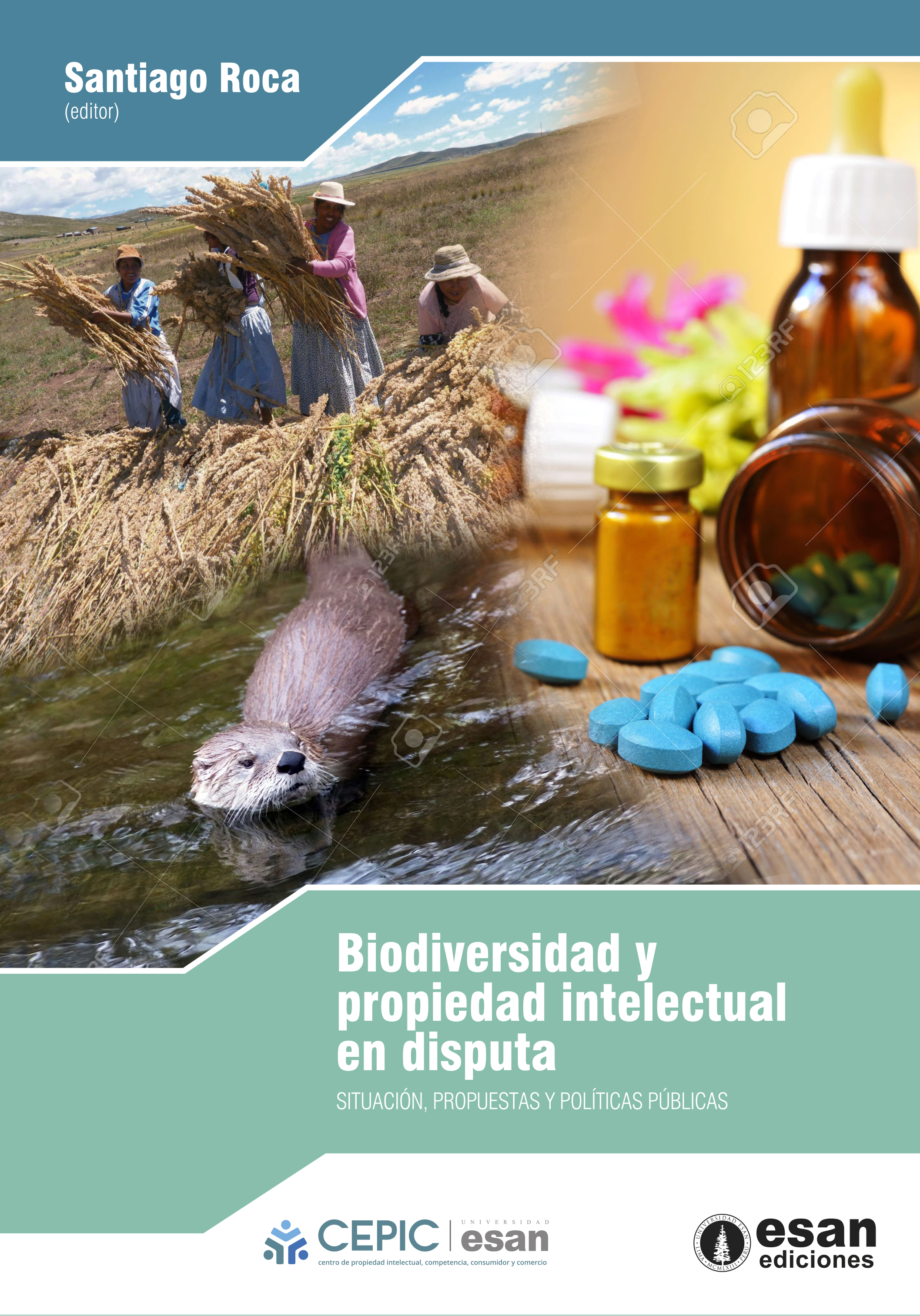 Обложка книги «Biodiversidad y propiedad intelectual en disputa»