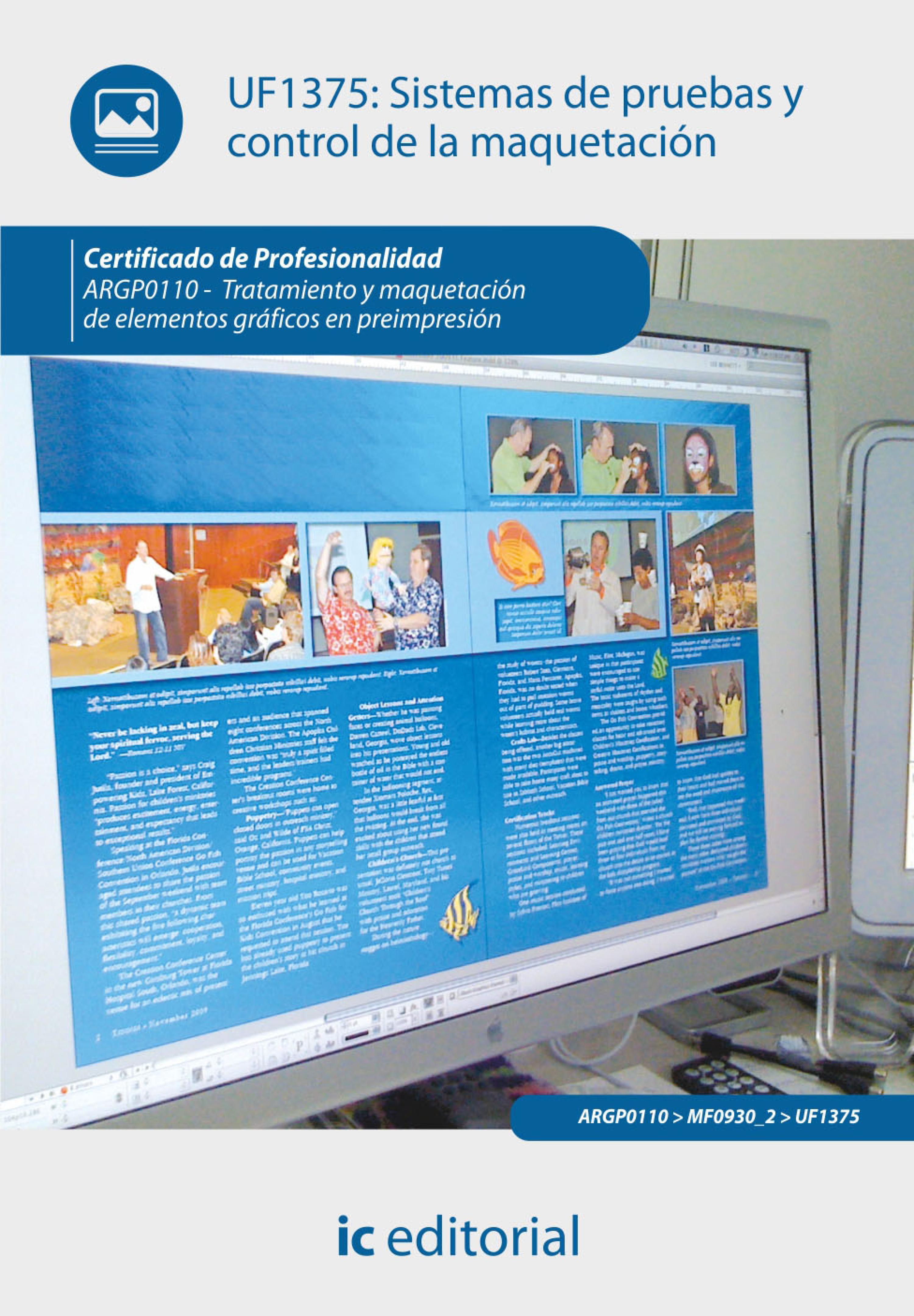 Обложка книги «Sistemas de pruebas y control de la maquetación. ARGP0110»