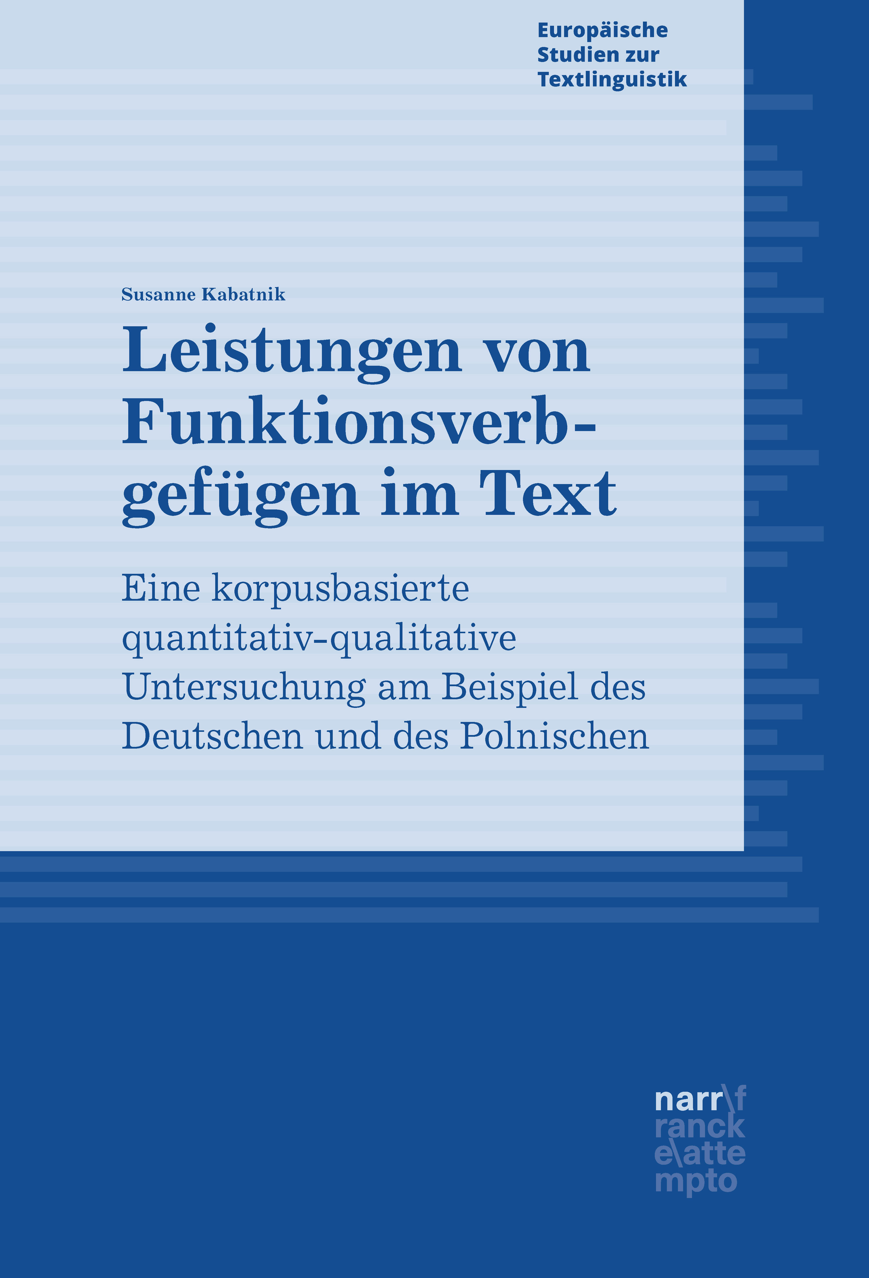 Обложка книги «Leistungen von Funktionsverbgefügen im Text»