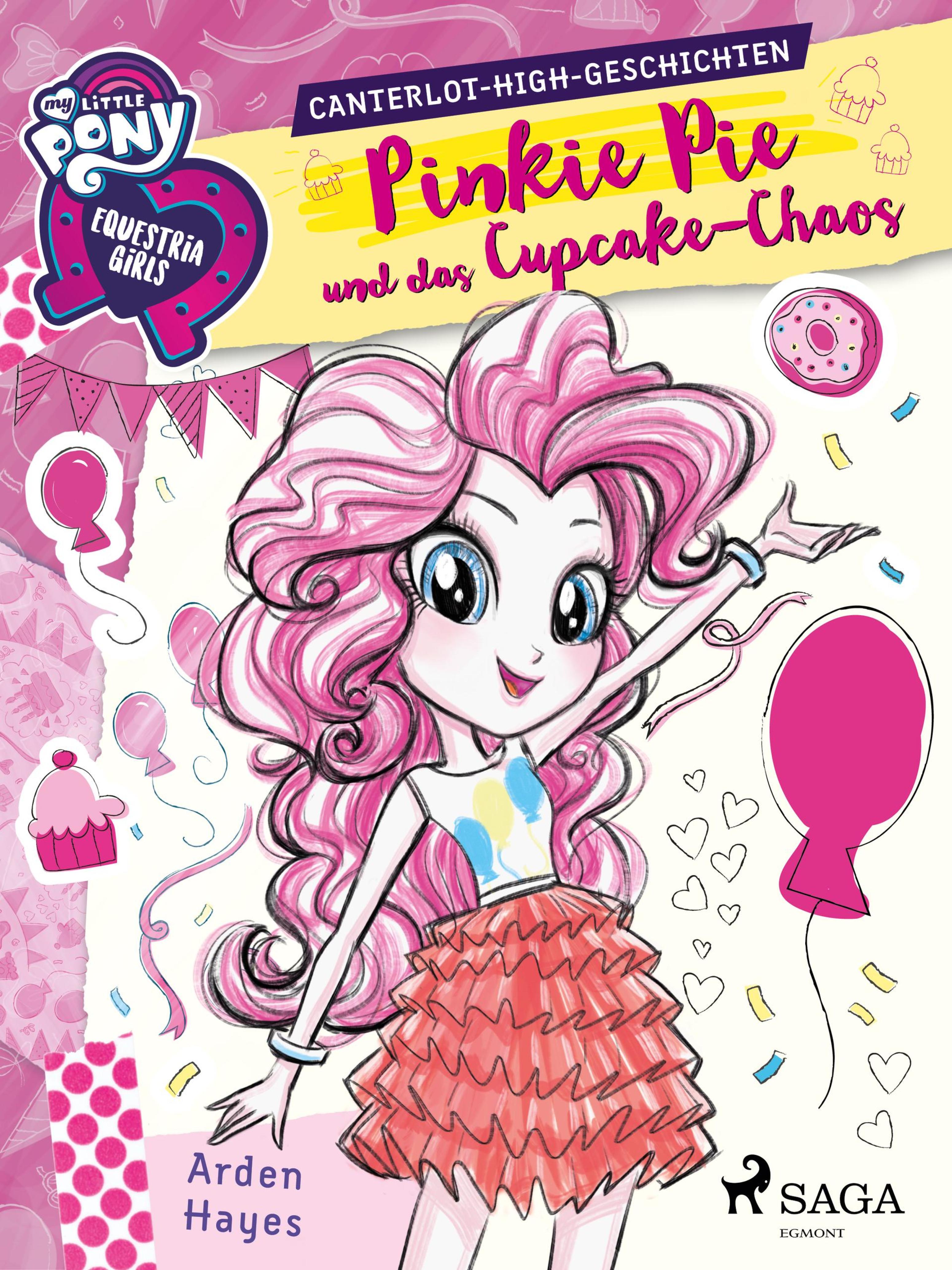Обложка книги «My Little Pony - Equestria Girls - Pinkie Pie und das Cupcake-Chaos»