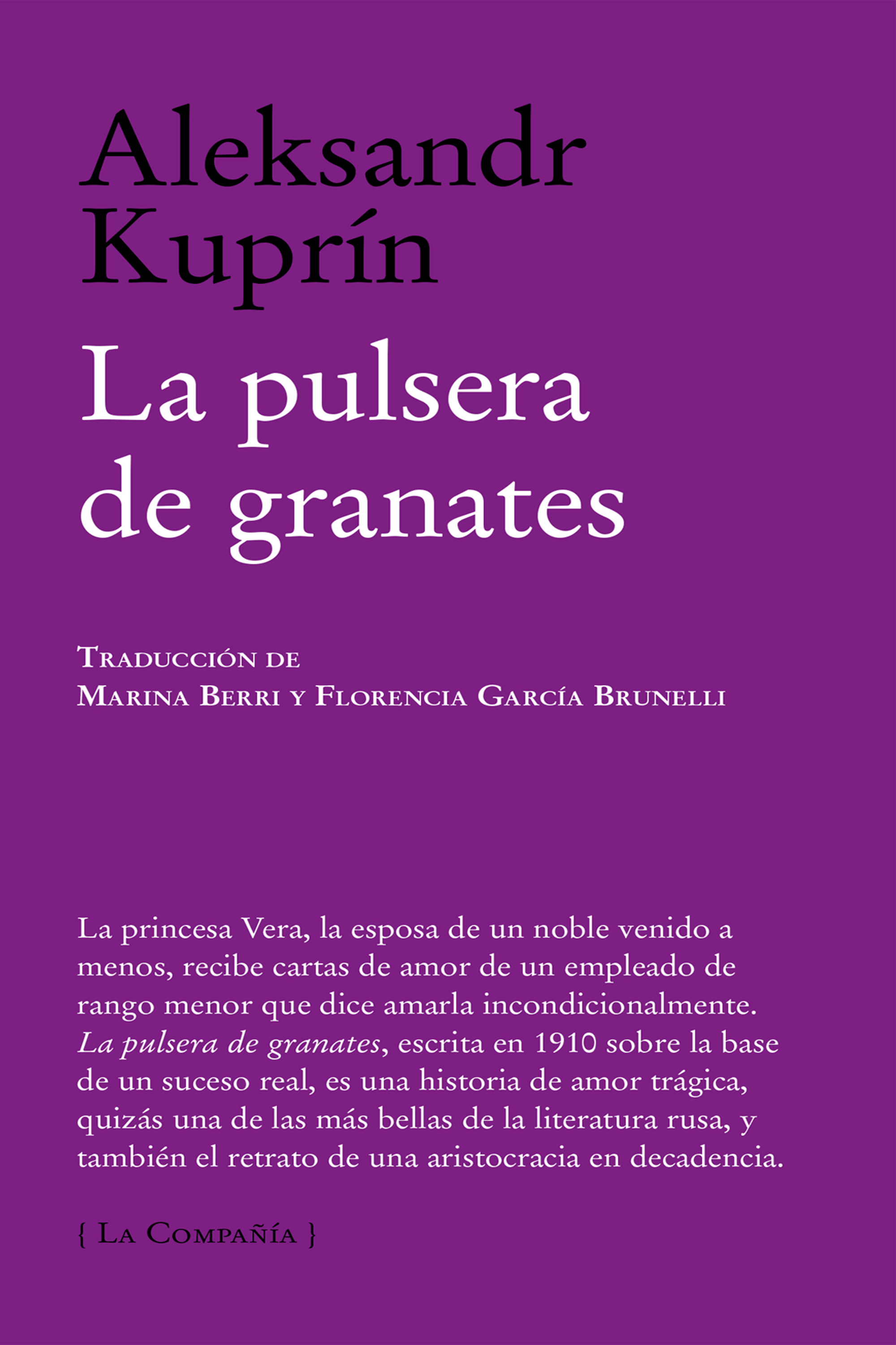 Обложка книги «La pulsera de granates»
