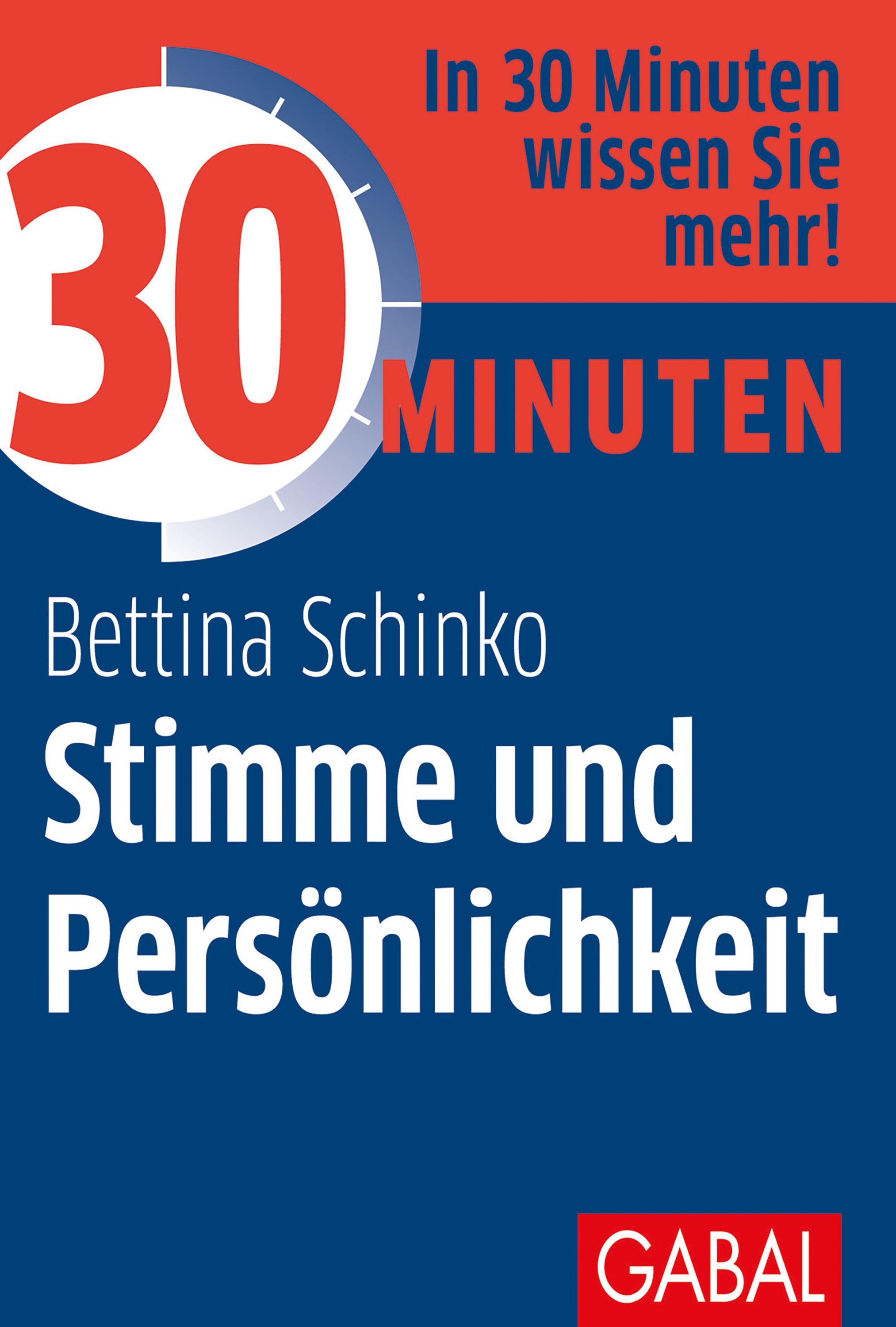 Обложка книги «30 Minuten Stimme und Persönlichkeit»