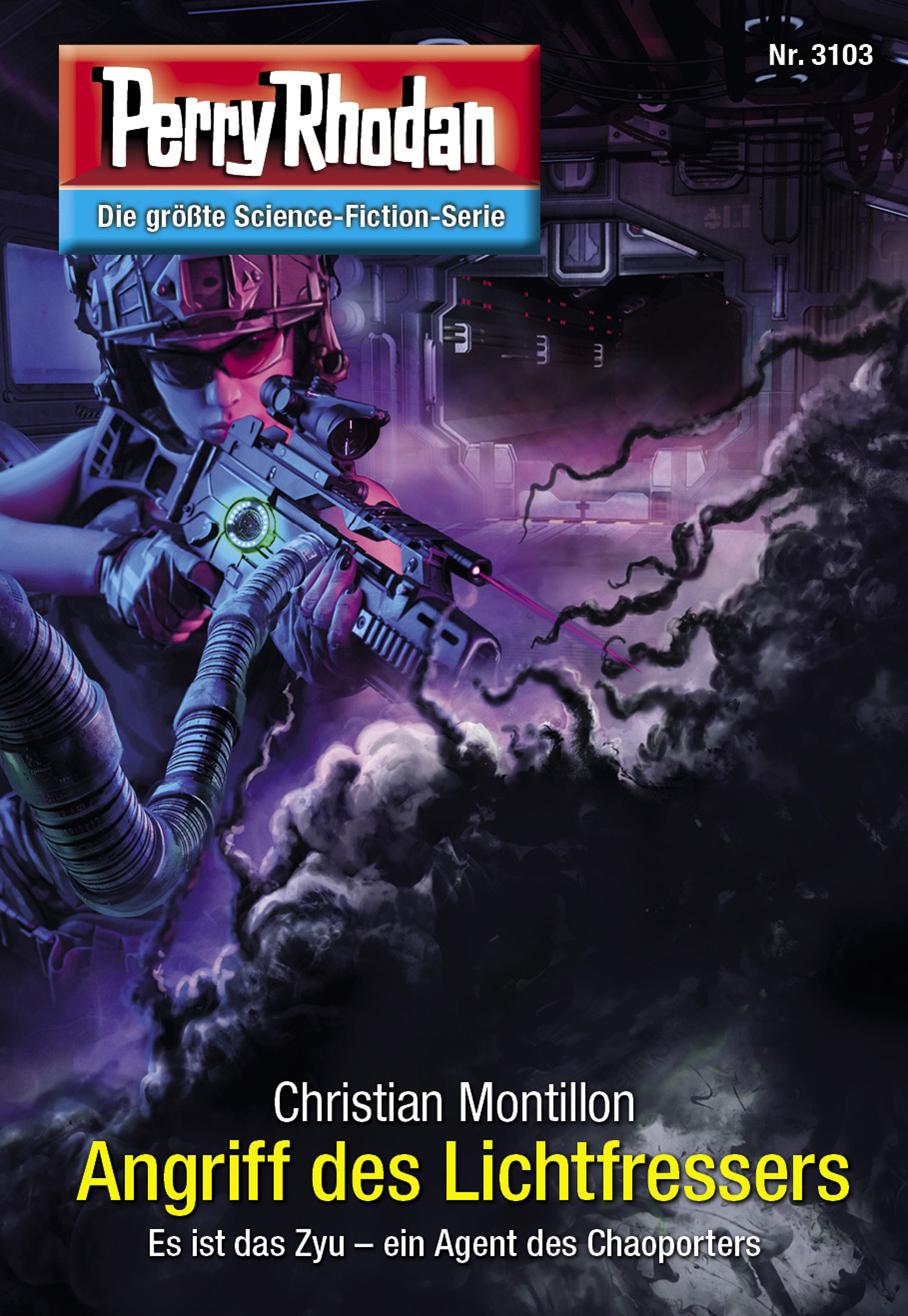 Обложка книги «Perry Rhodan 3103: Angriff des Lichtfressers»