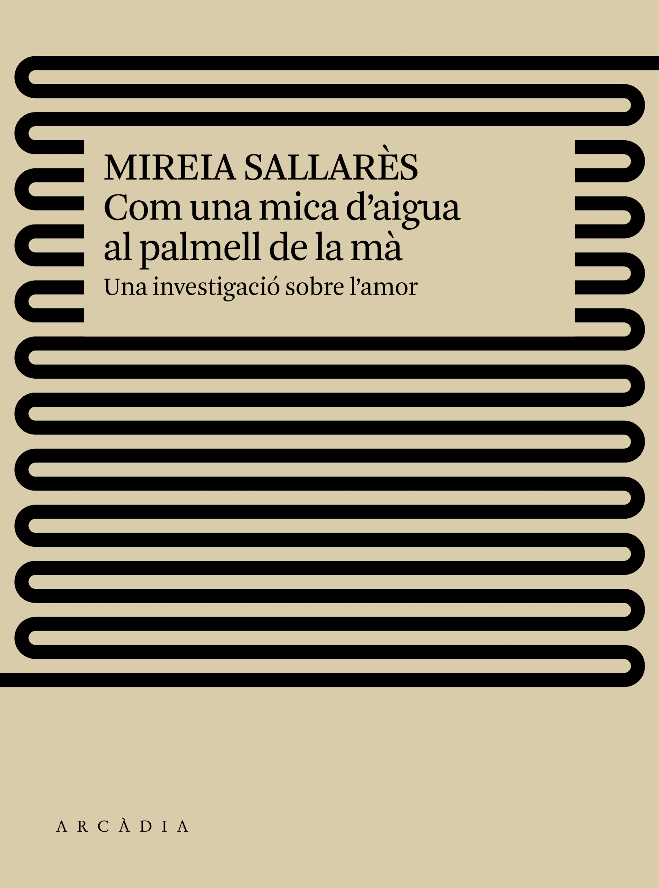 Обложка книги «Com una mica d'aigua al palmell de la mà»
