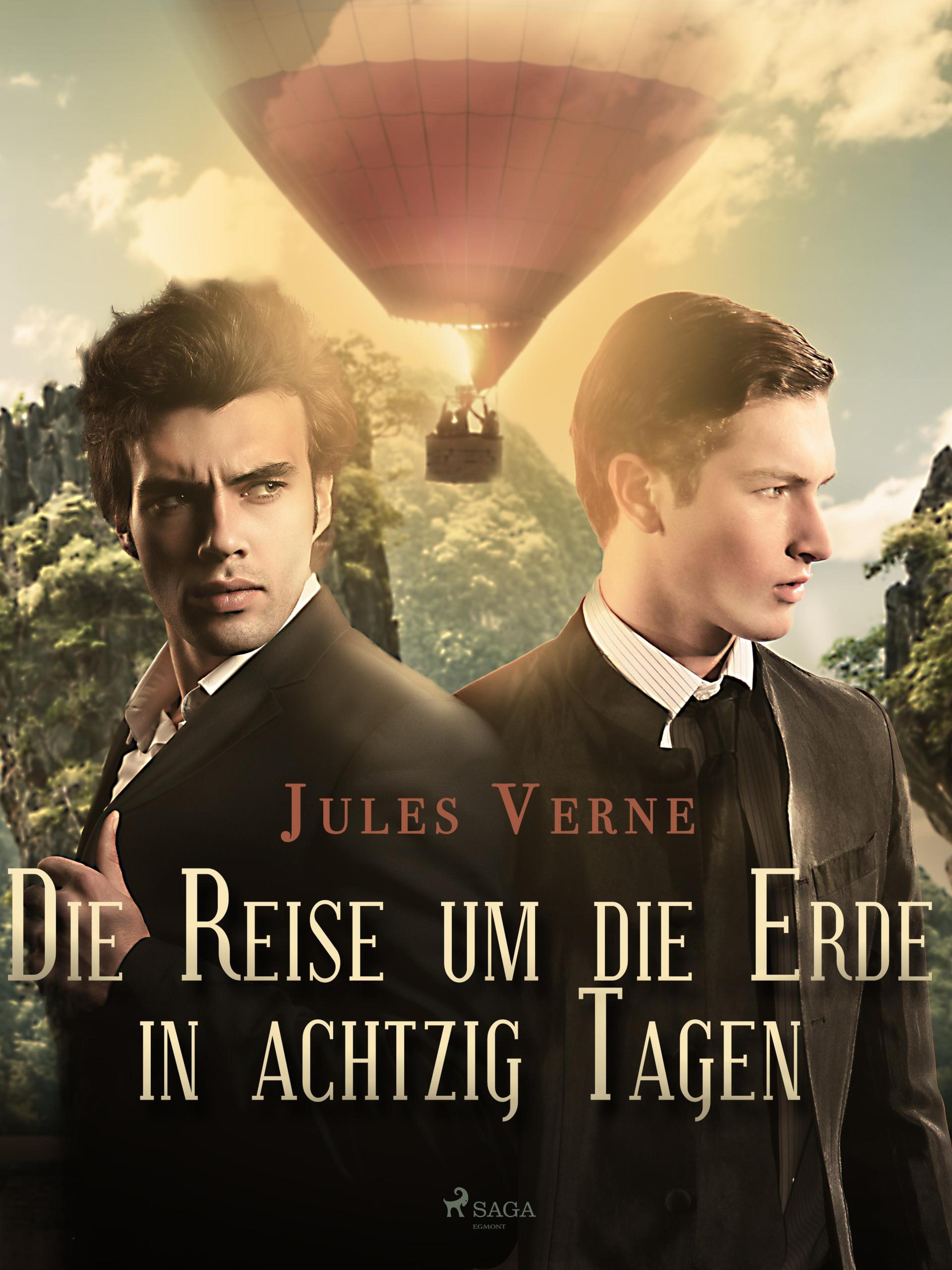 Обложка книги «Die Reise um die Erde in achtzig Tagen»