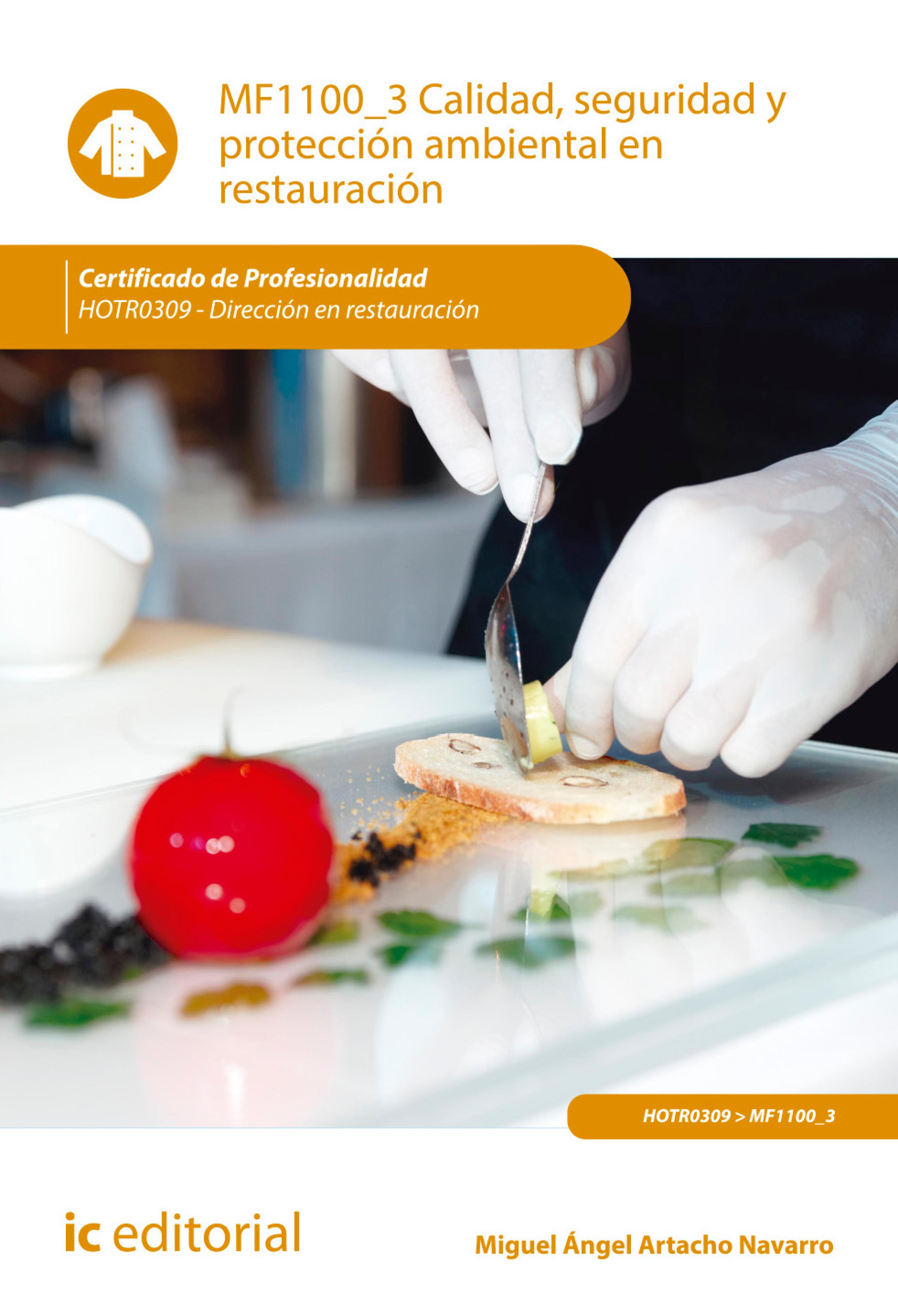 Обложка книги «Calidad, seguridad y protección ambiental en restauración. HOTR0309»