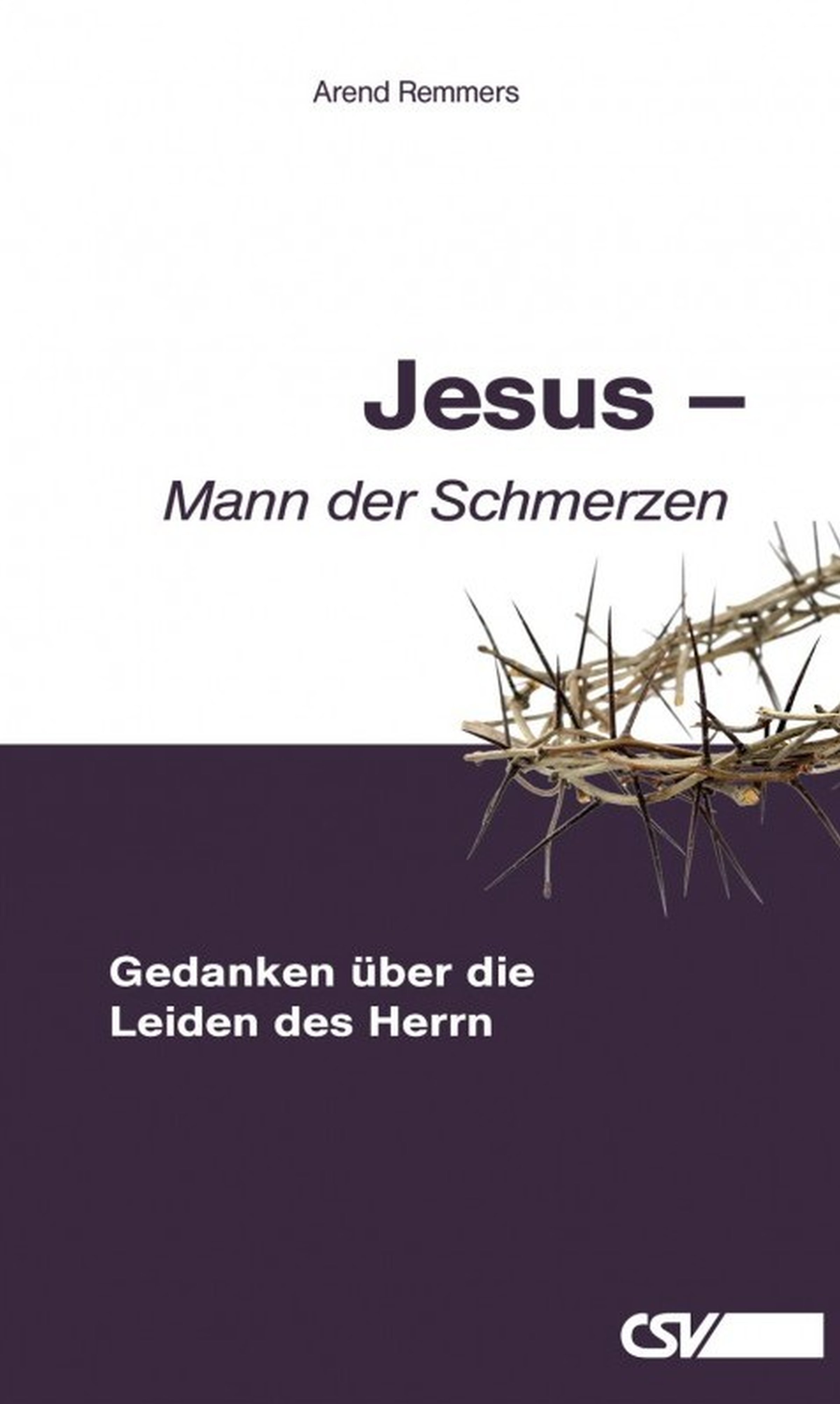 Обложка книги «Jesus – Mann der Schmerzen»