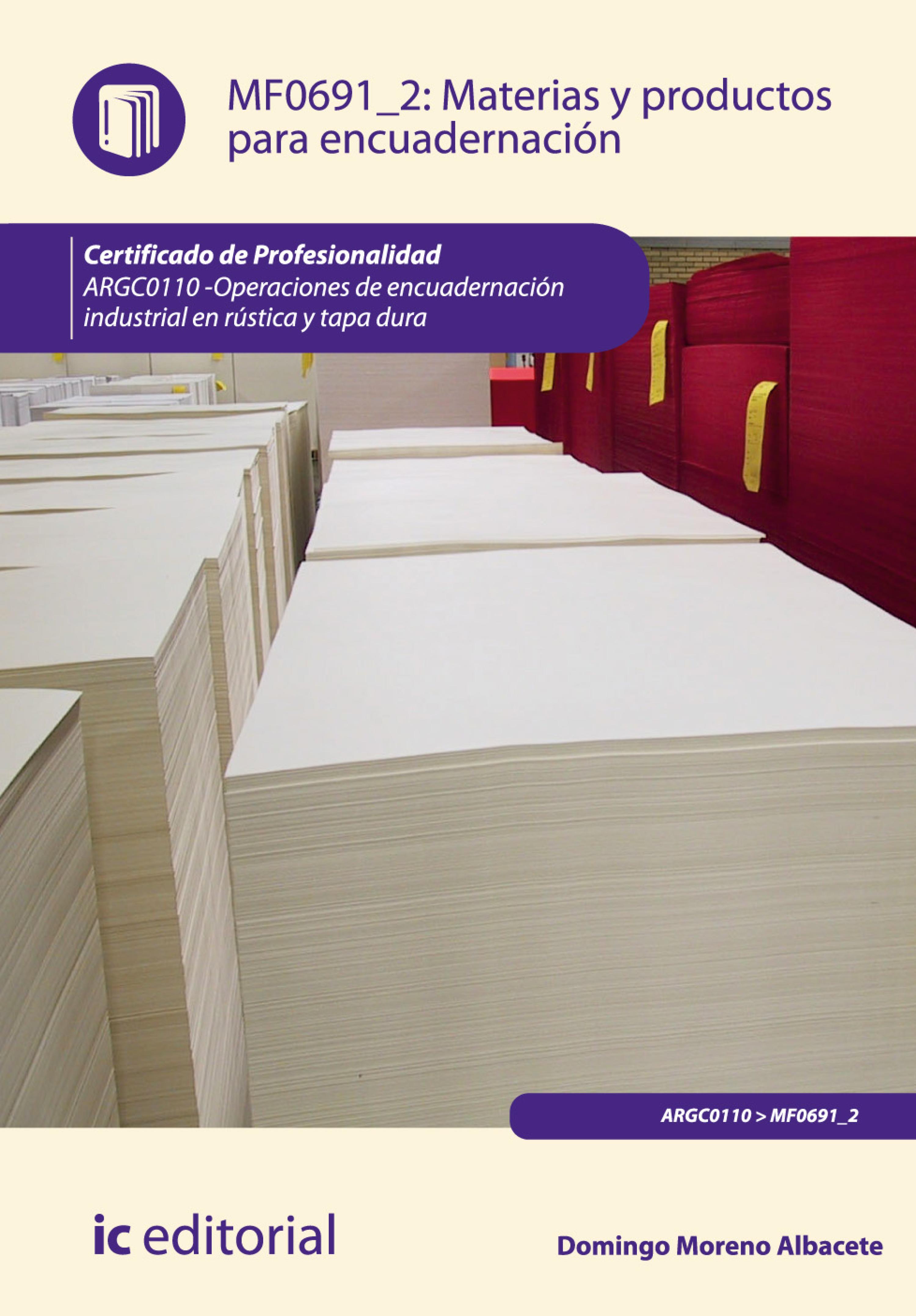 Обложка книги «Materias y productos para encuadernación. ARGC0110»