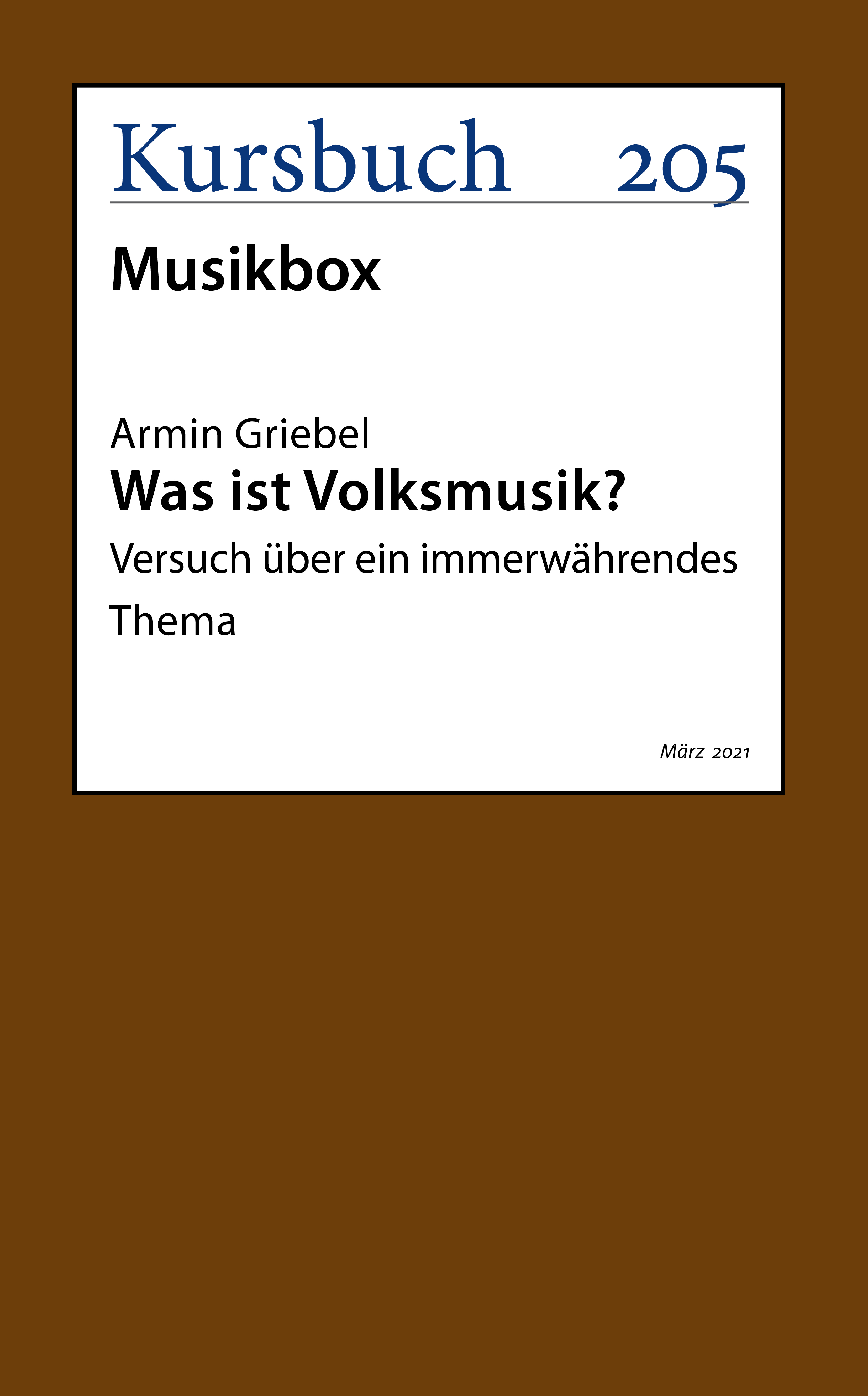 Обложка книги «Was ist Volksmusik?»