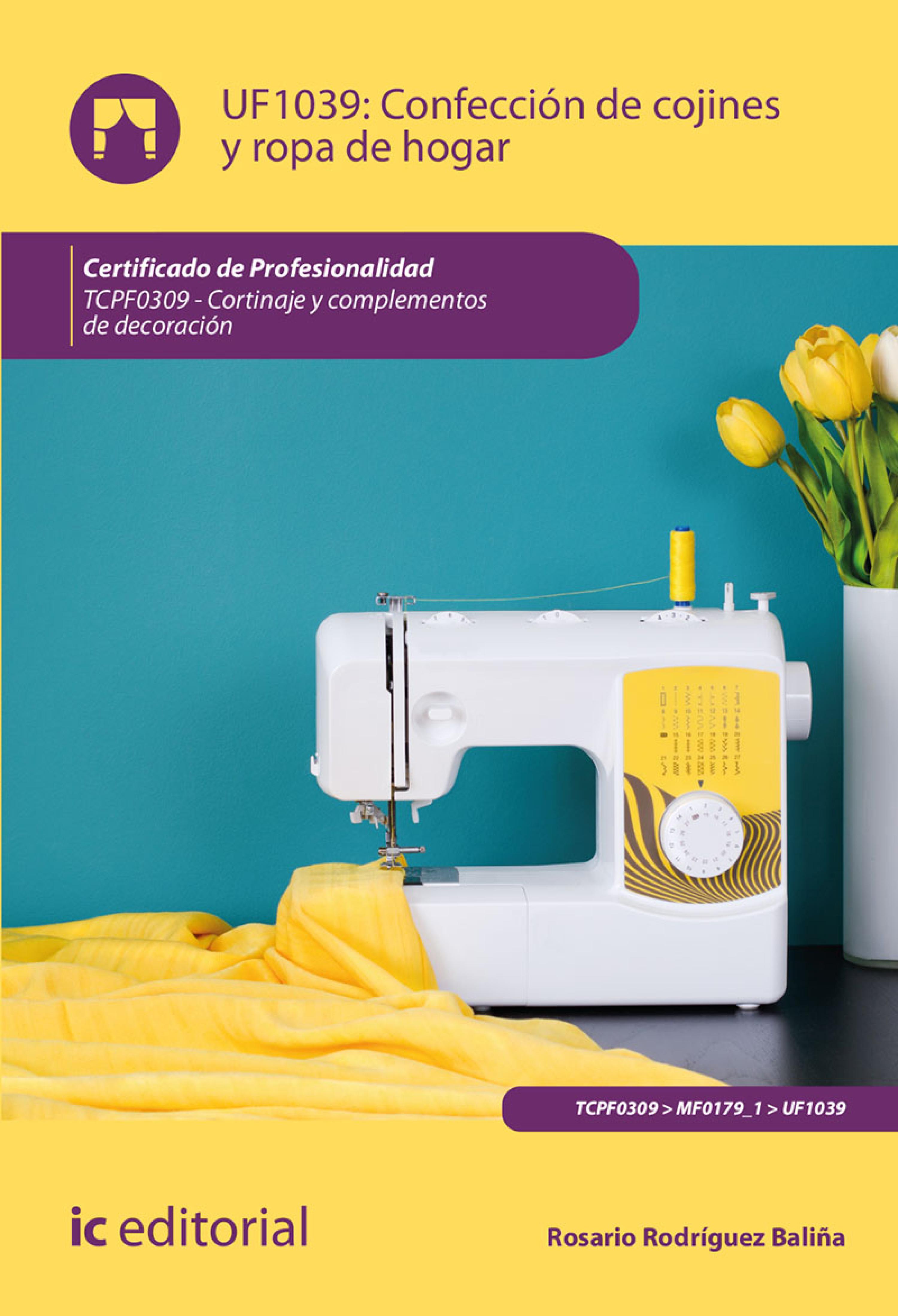 Обложка книги «Confección de cojines y ropa de hogar. TCPF0309»
