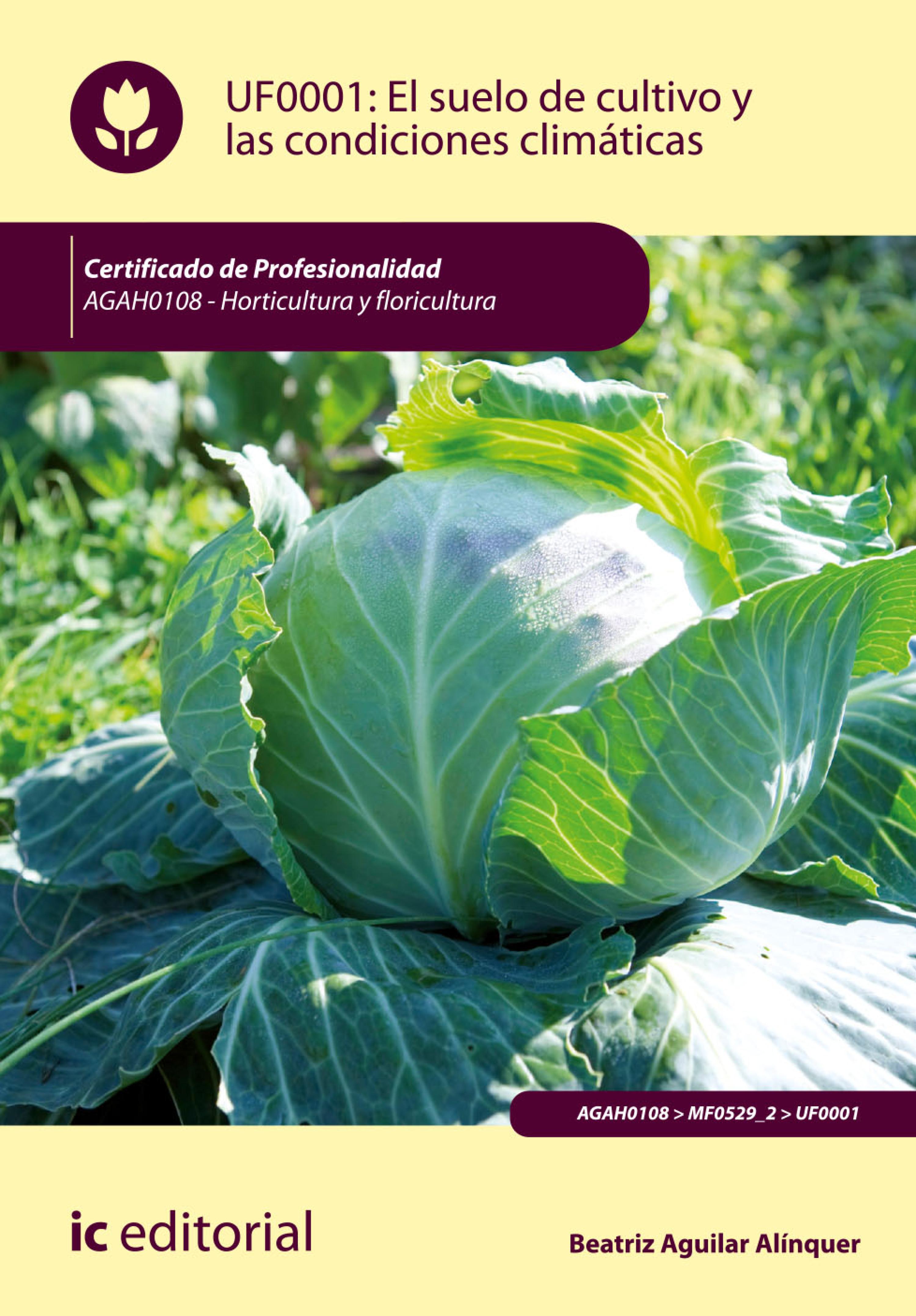Обложка книги «El suelo de cultivo y las condiciones climáticas. AGAH0108»
