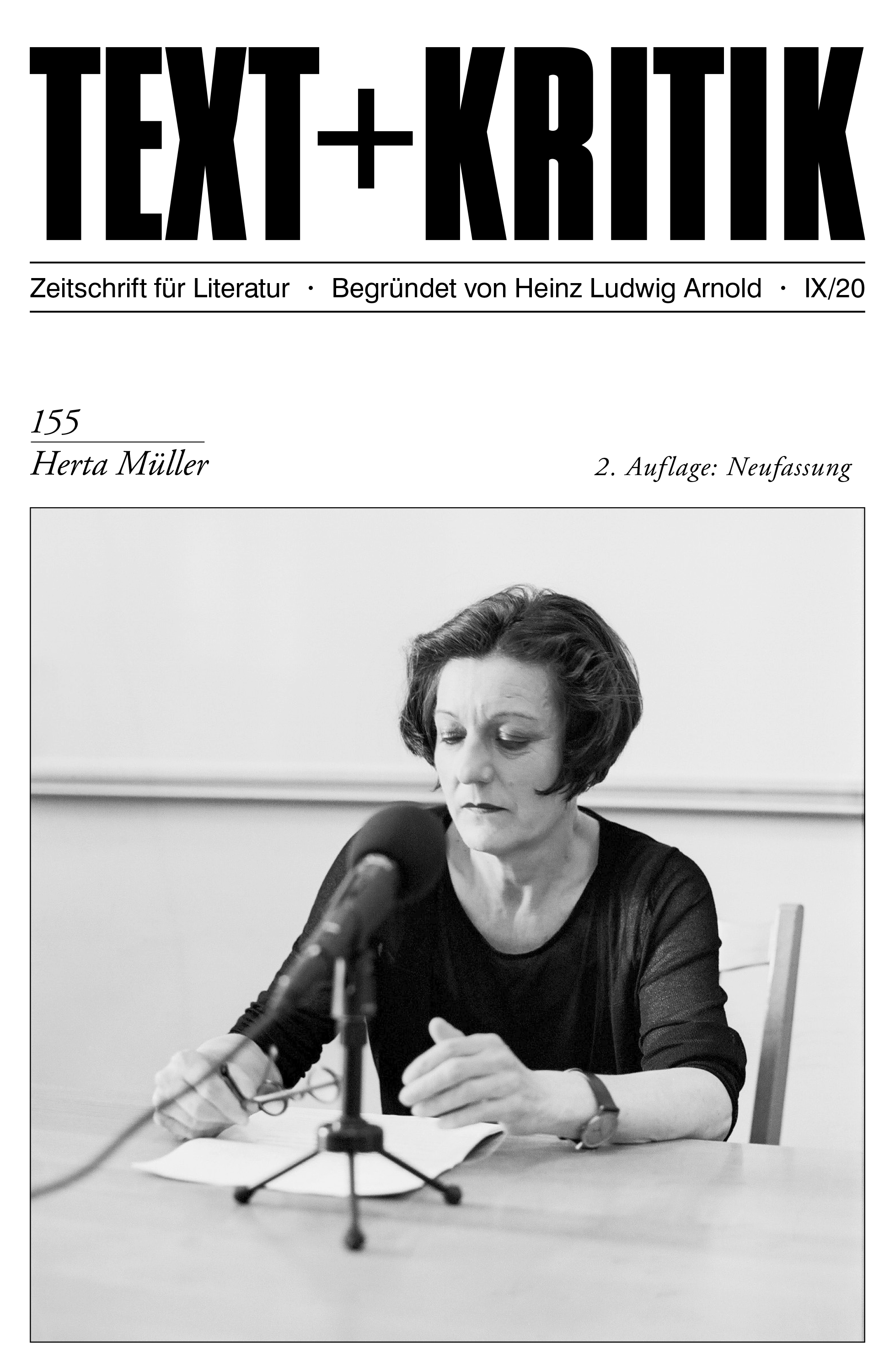 Обложка книги «TEXT + KRITIK 155 - Herta Müller»