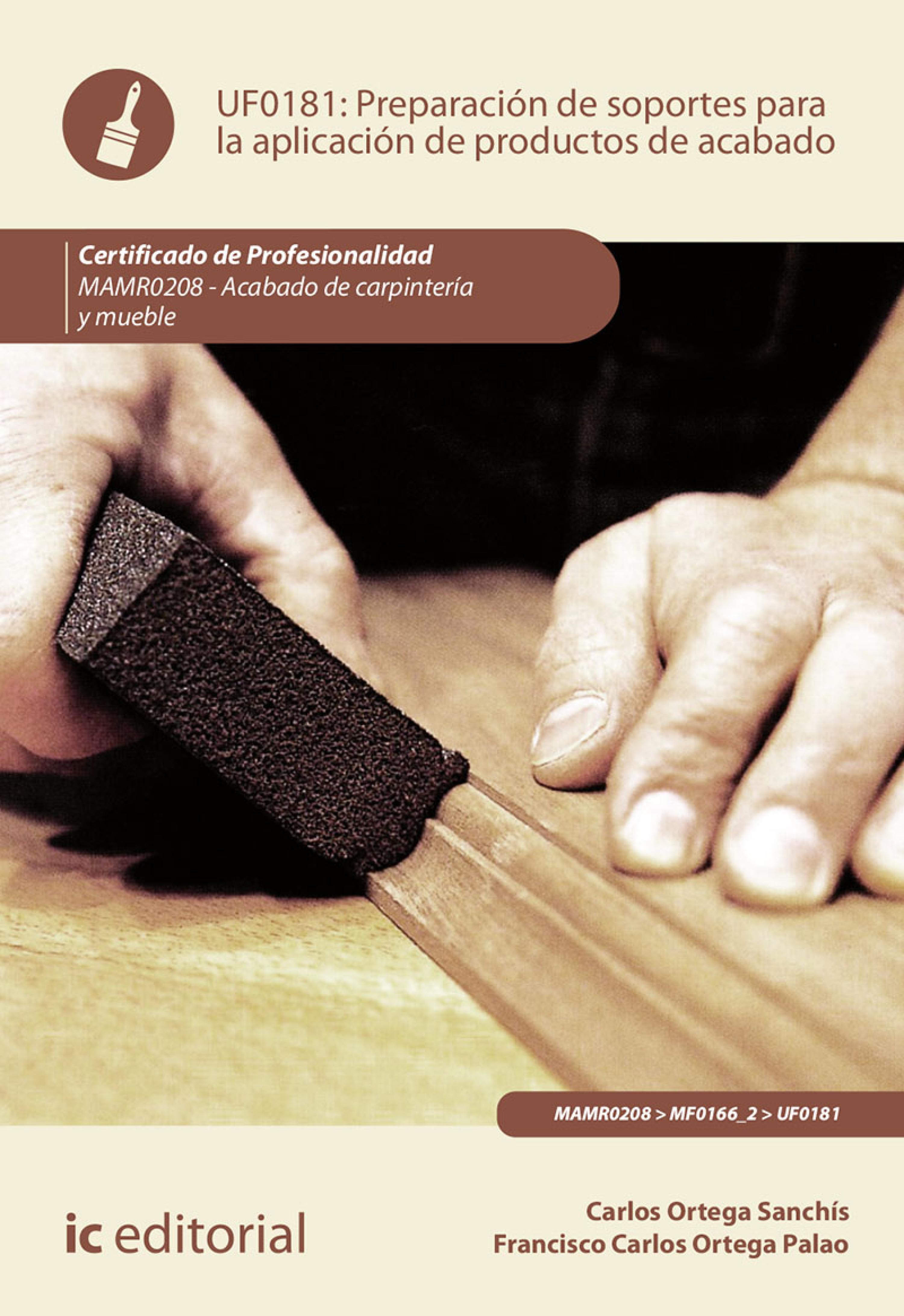 Обложка книги «Preparación de soportes para la aplicación de productos de acabado. MAMR0208»