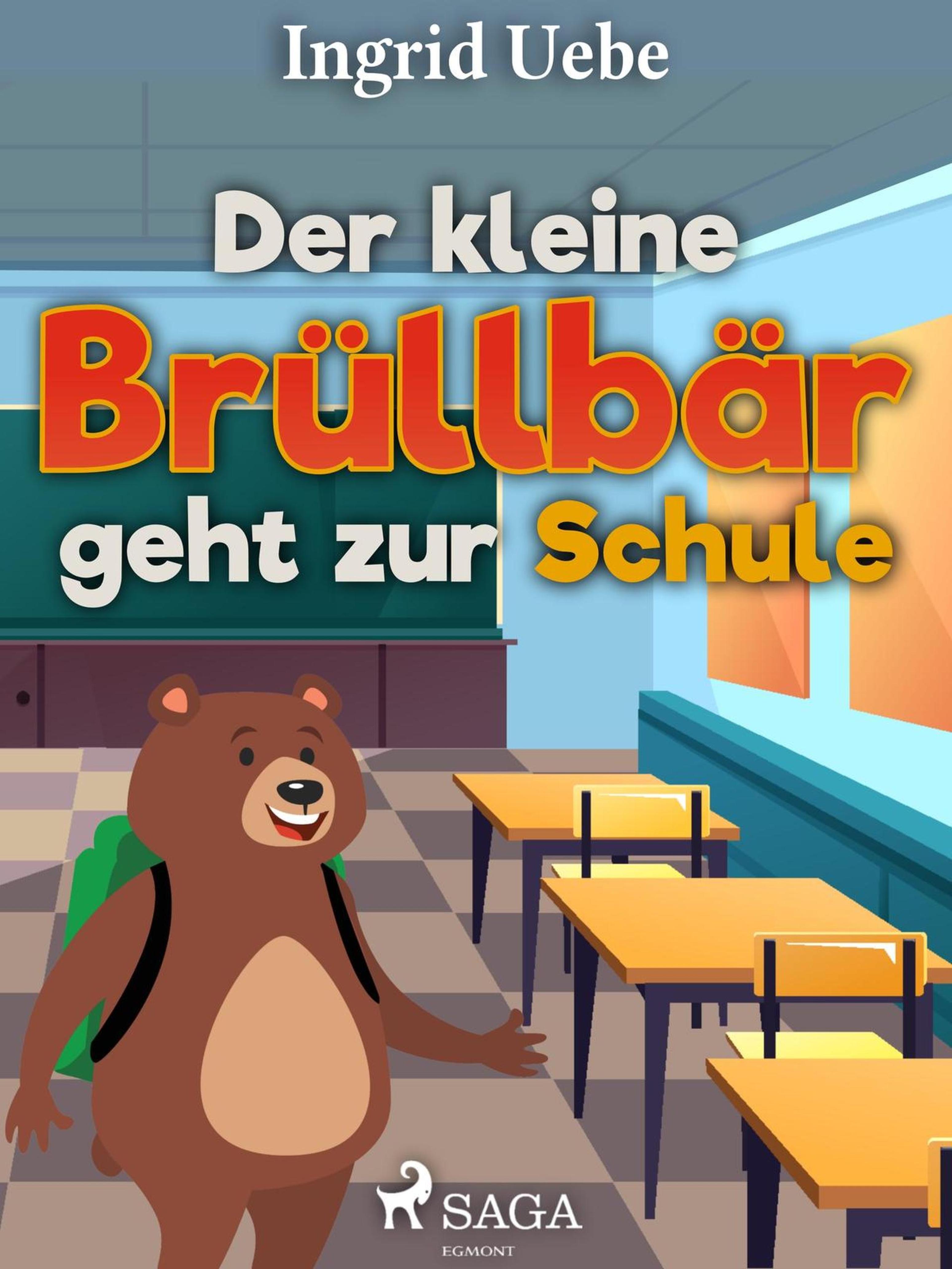 Обложка книги «Der kleine Brüllbär geht zur Schule»