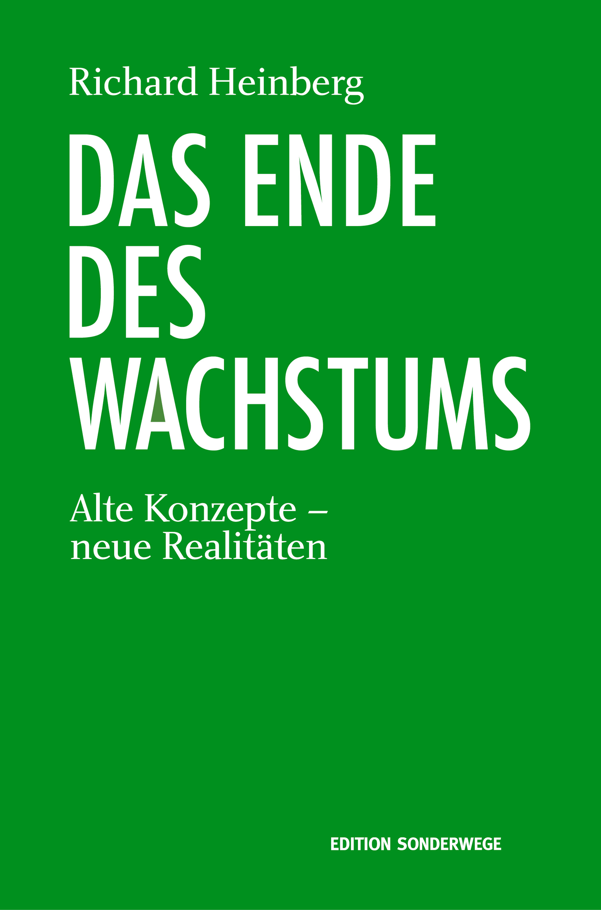 Обложка книги «Das Ende des Wachstums»