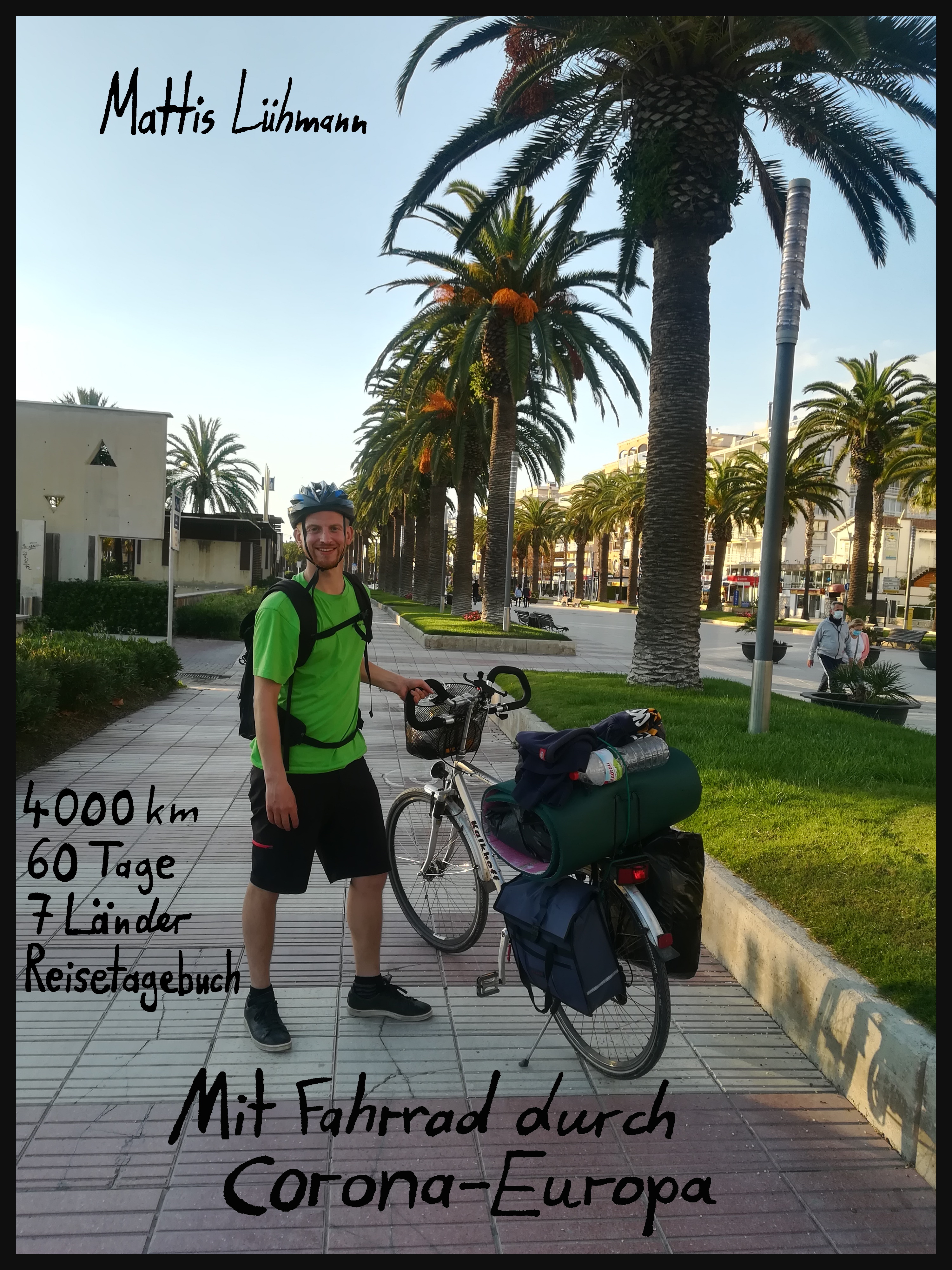 Обложка книги «Mit Fahrrad durch Corona-Europa»
