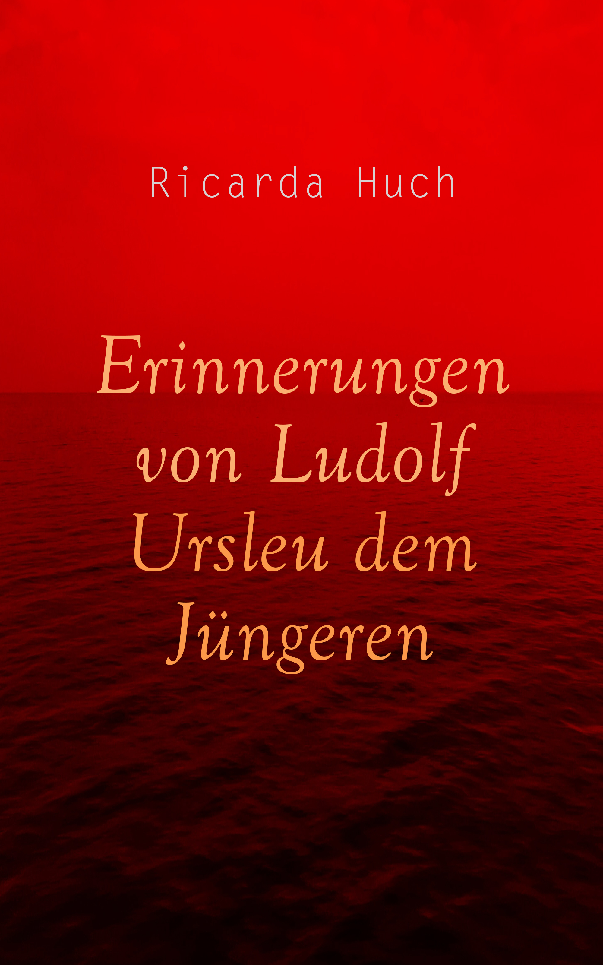 Обложка книги «Erinnerungen von Ludolf Ursleu dem Jüngeren»