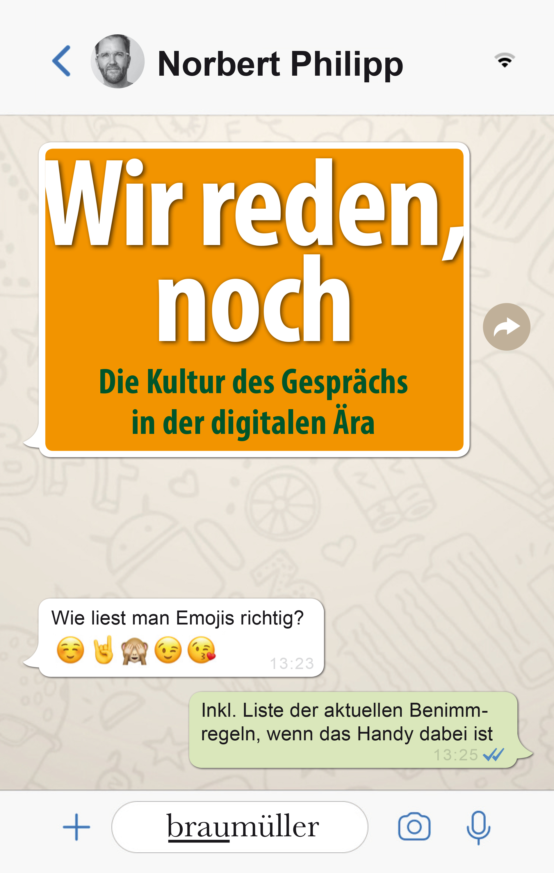 Обложка книги «Wir reden, noch»
