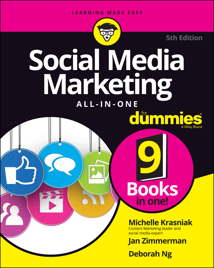 Обложка книги «Social Media Marketing All-in-One For Dummies»