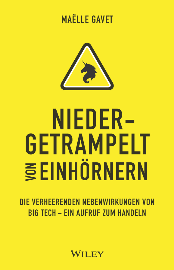 Обложка книги «Niedergetrampelt von Einhörnern»
