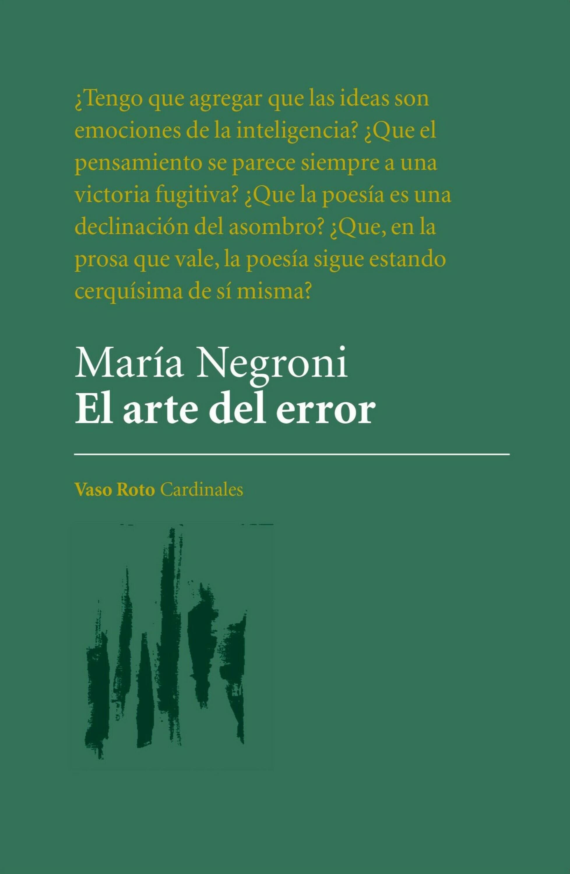 Обложка книги «El arte del error»