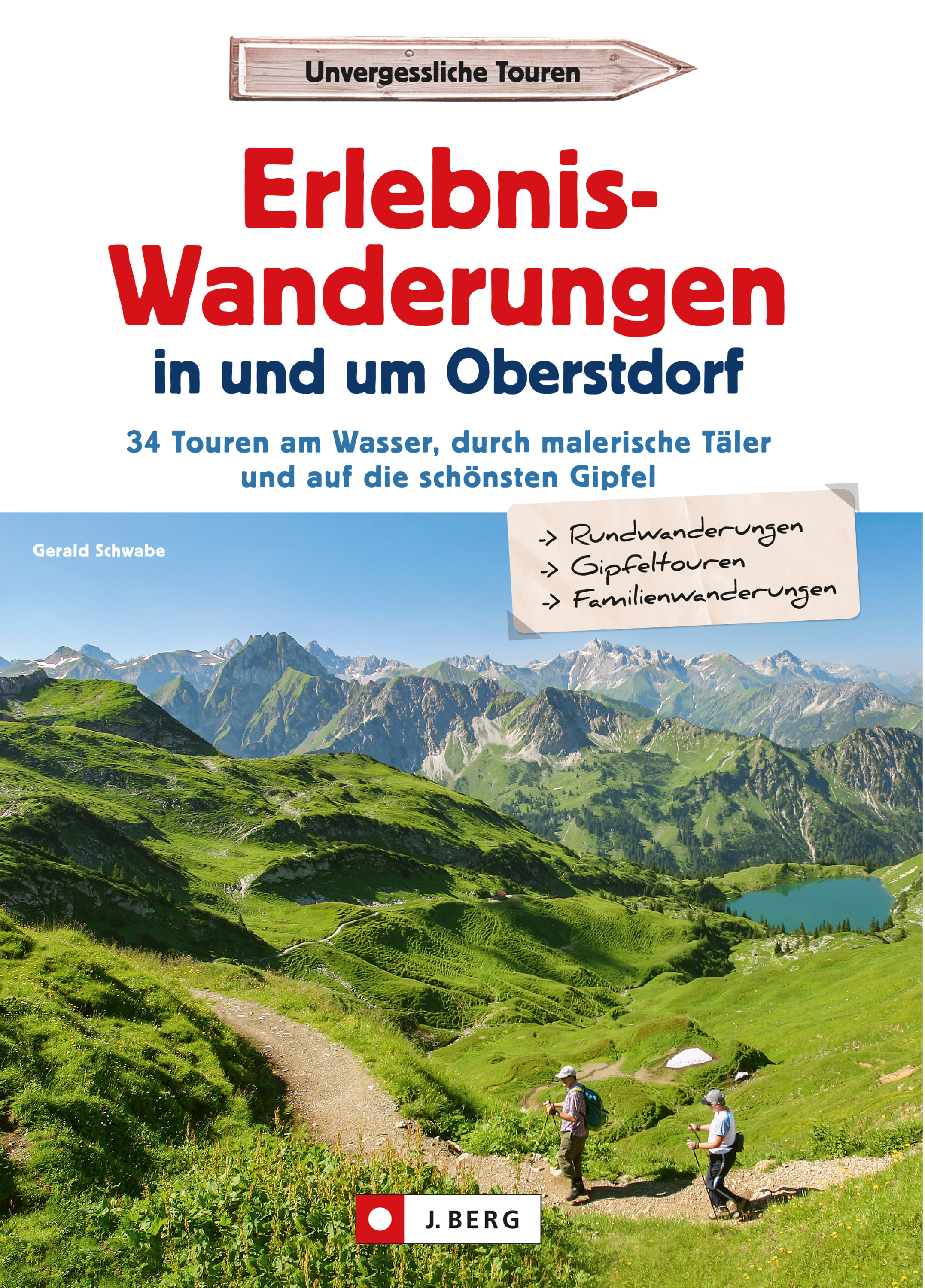 Обложка книги «Erlebnis-Wanderungen in und um Oberstdorf»