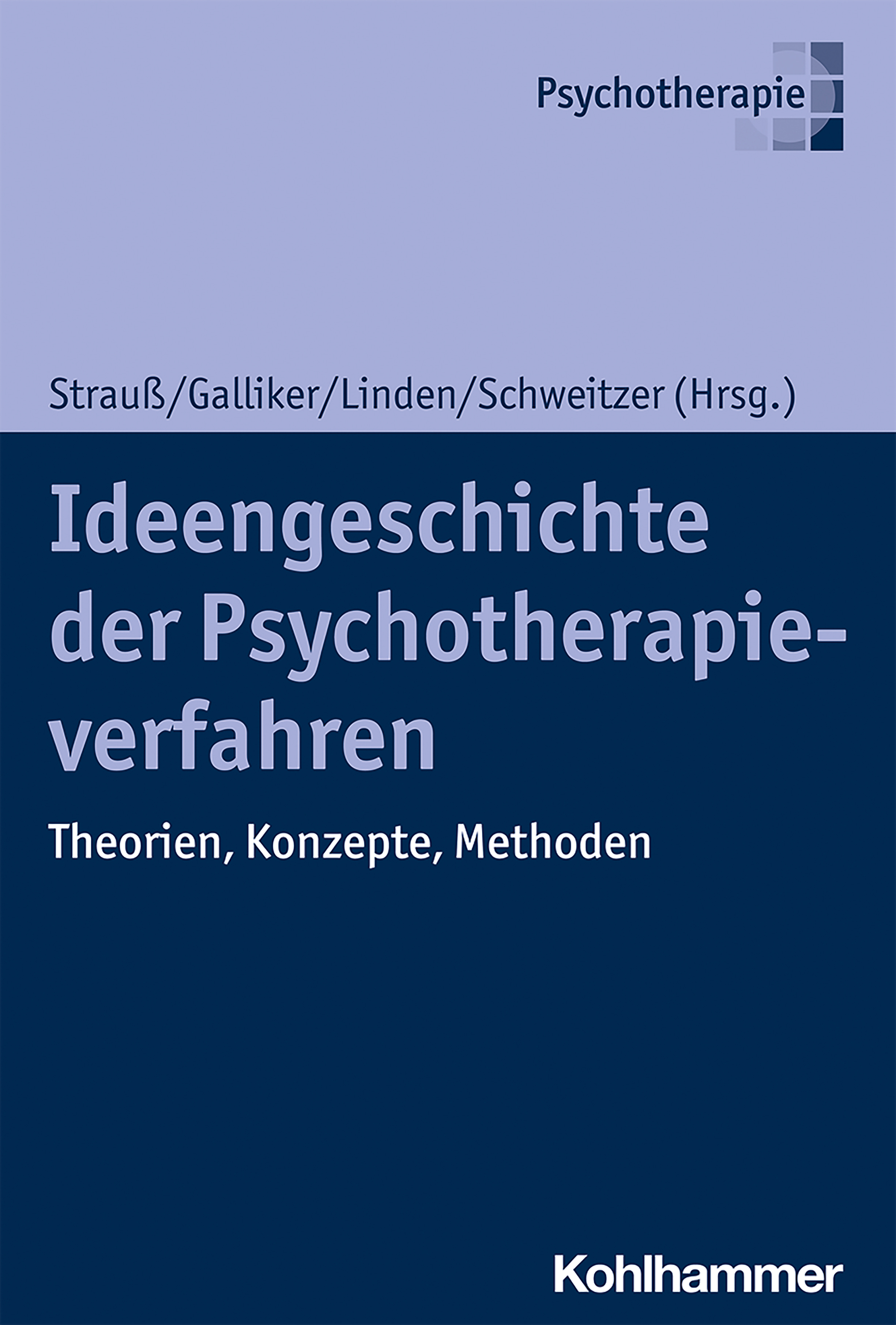 Обложка книги «Ideengeschichte der Psychotherapieverfahren»