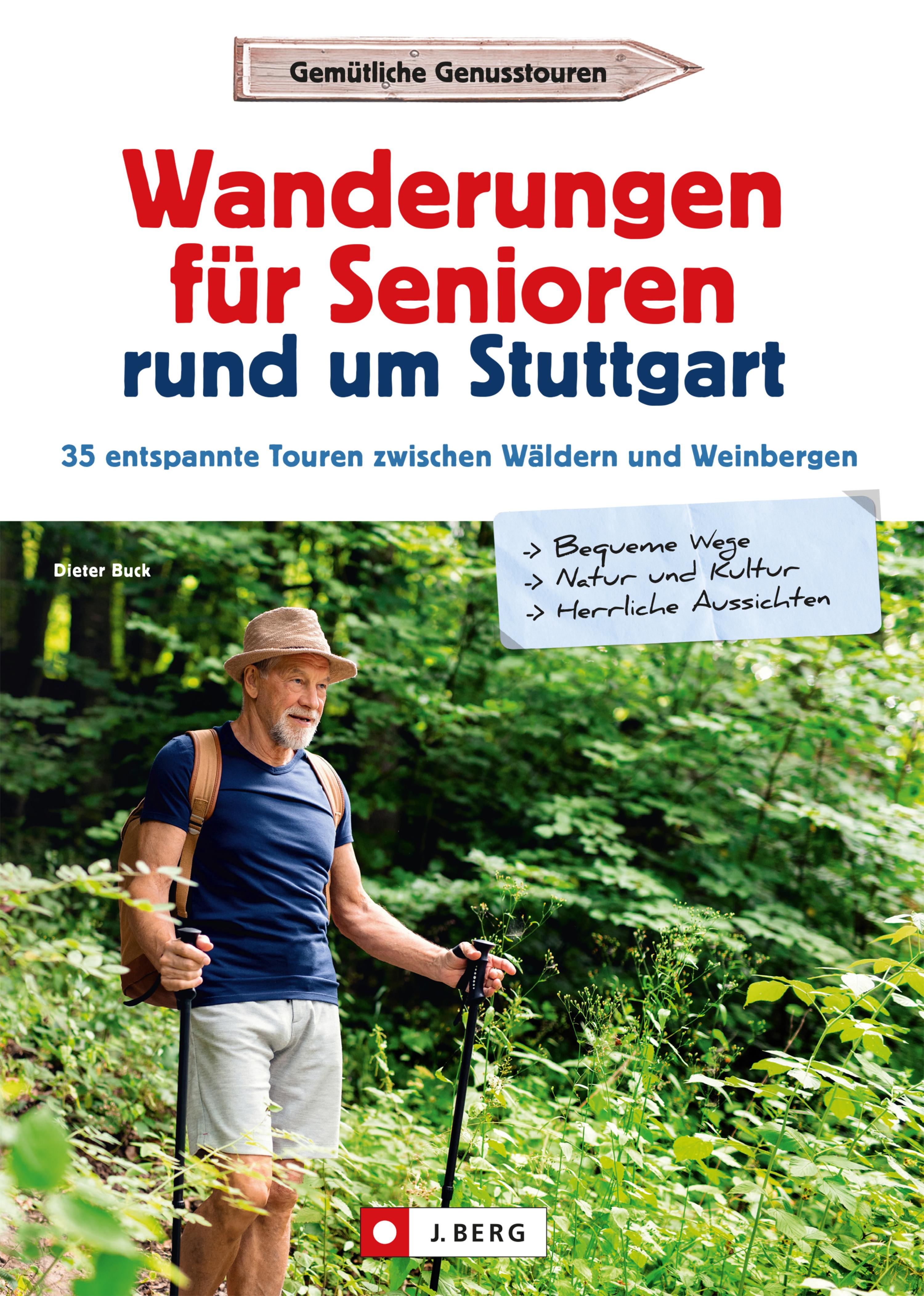 Обложка книги «Wanderungen für Senioren rund um Stuttgart»