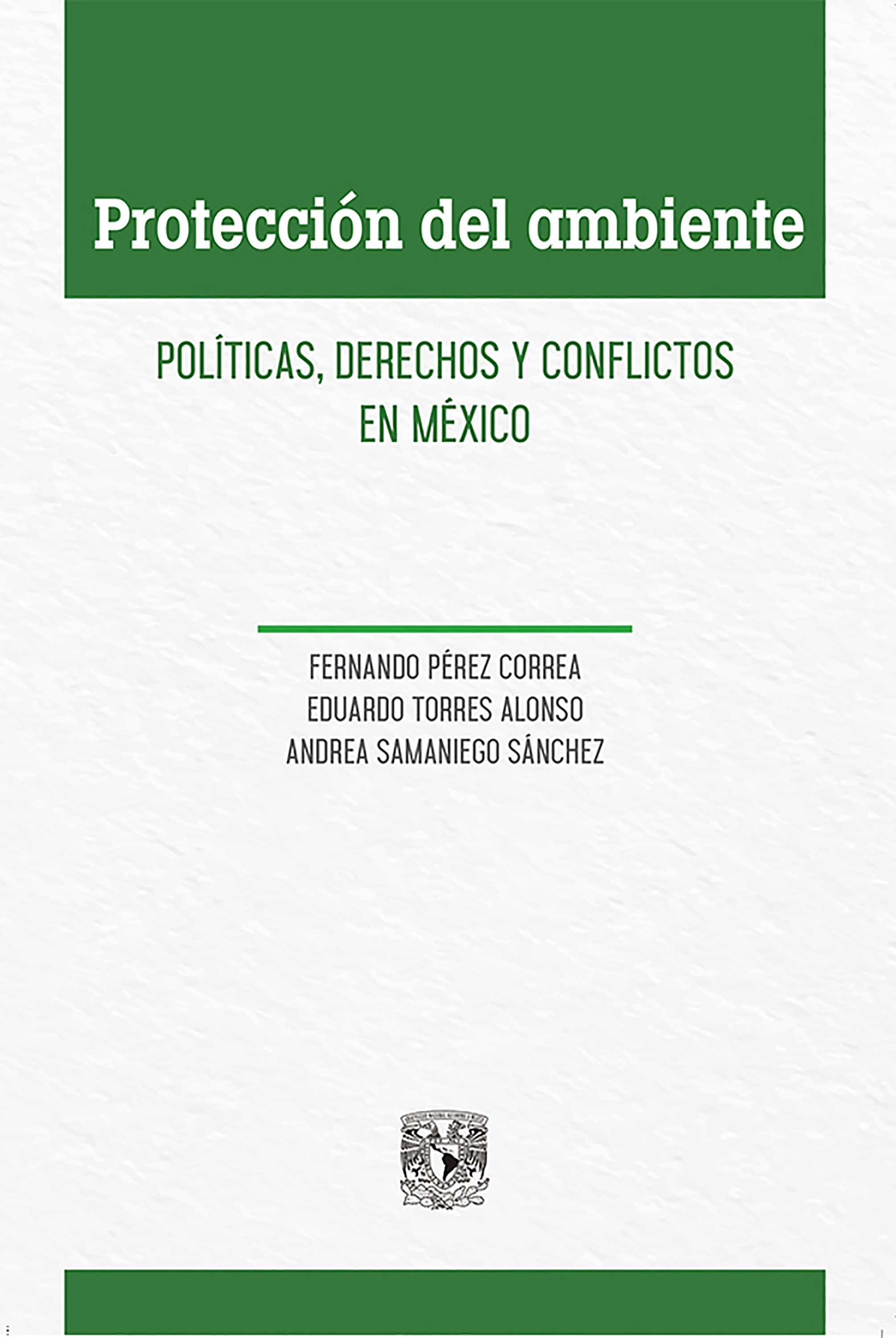 Обложка книги «Protección del ambiente»